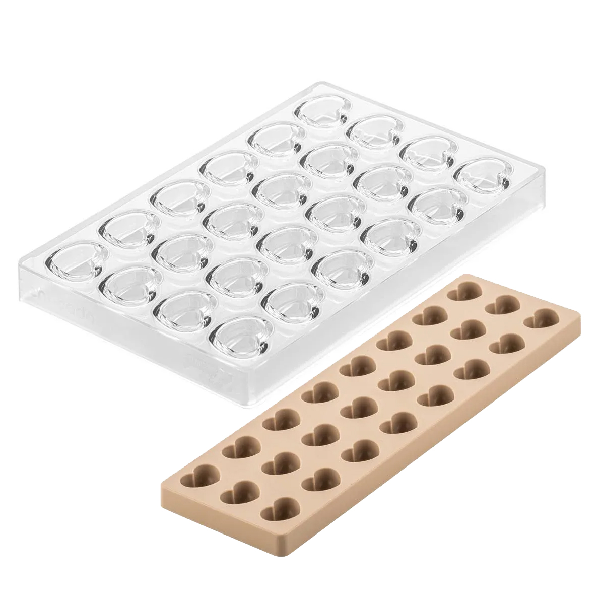 silikomart bonbon kit cuore 01 2 delig 24 vaks