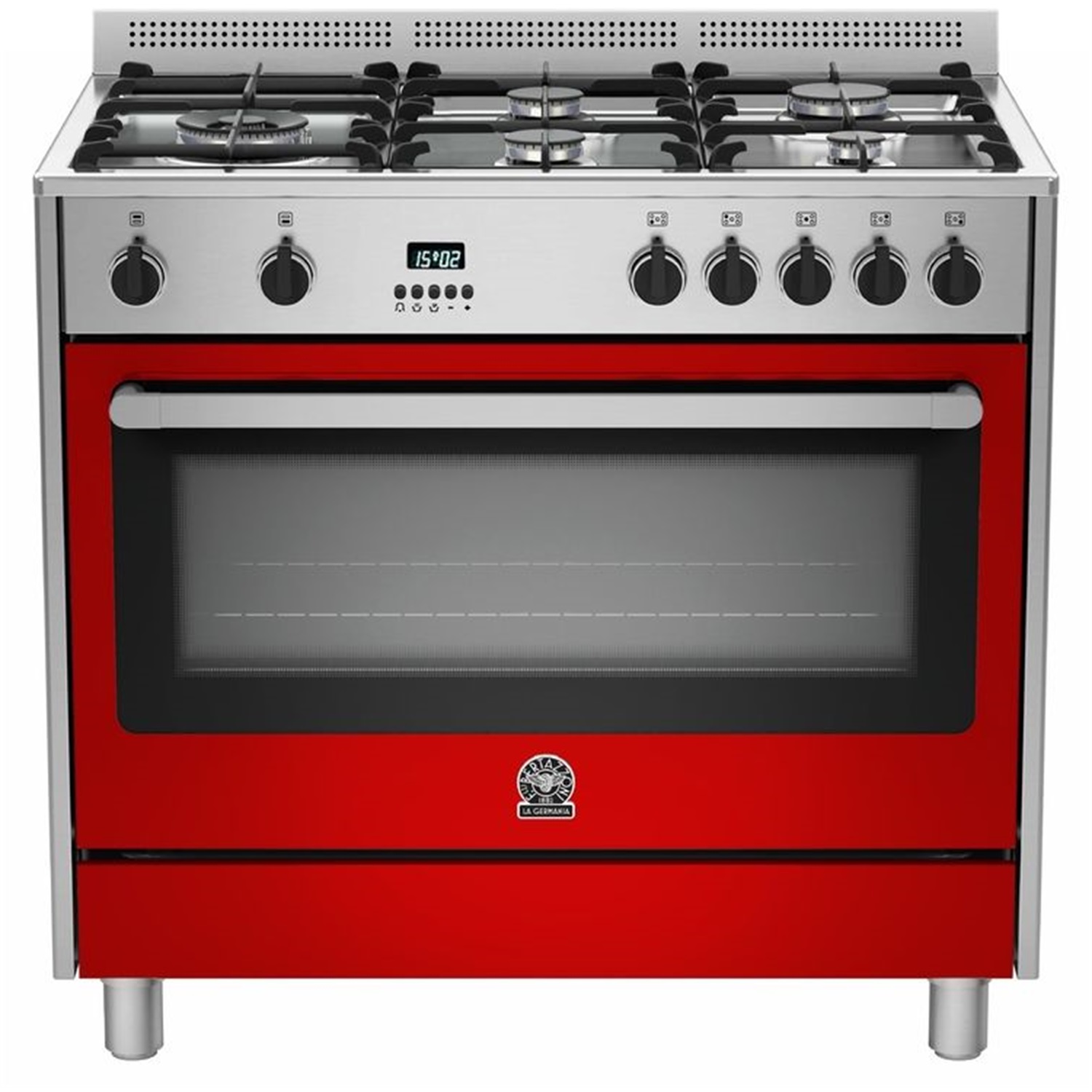 la-germania-ris95l61cxr-fornuis-90cm-rood