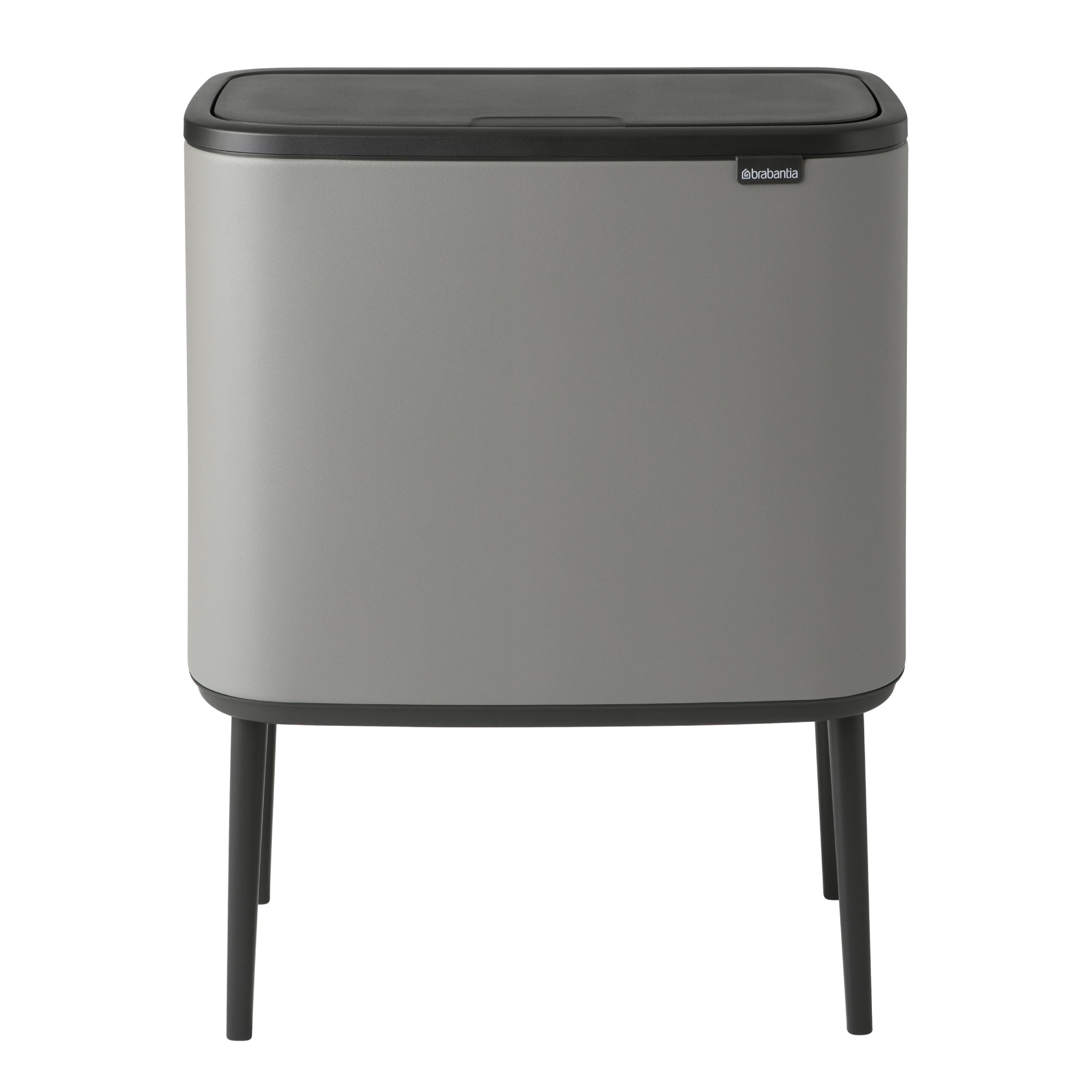 brabantia bo touch bin 36l betongrijs