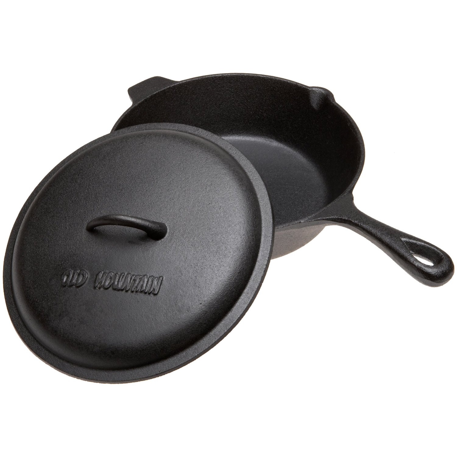 old-mountain-preseasoned-gietijzeren-hapjespan-met-deksel-26cm