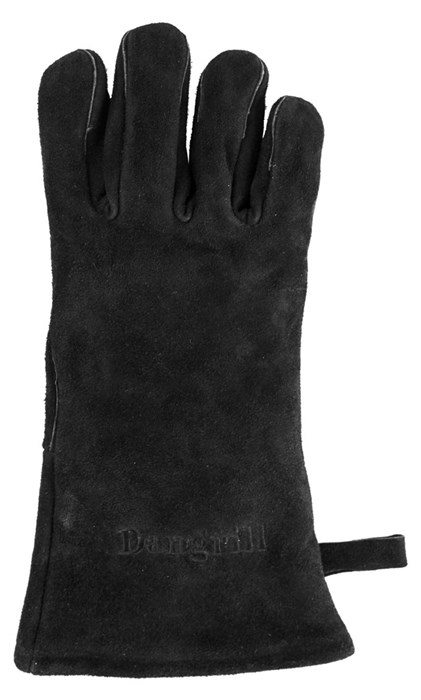 dangrill barbecuehandschoen zwart suede