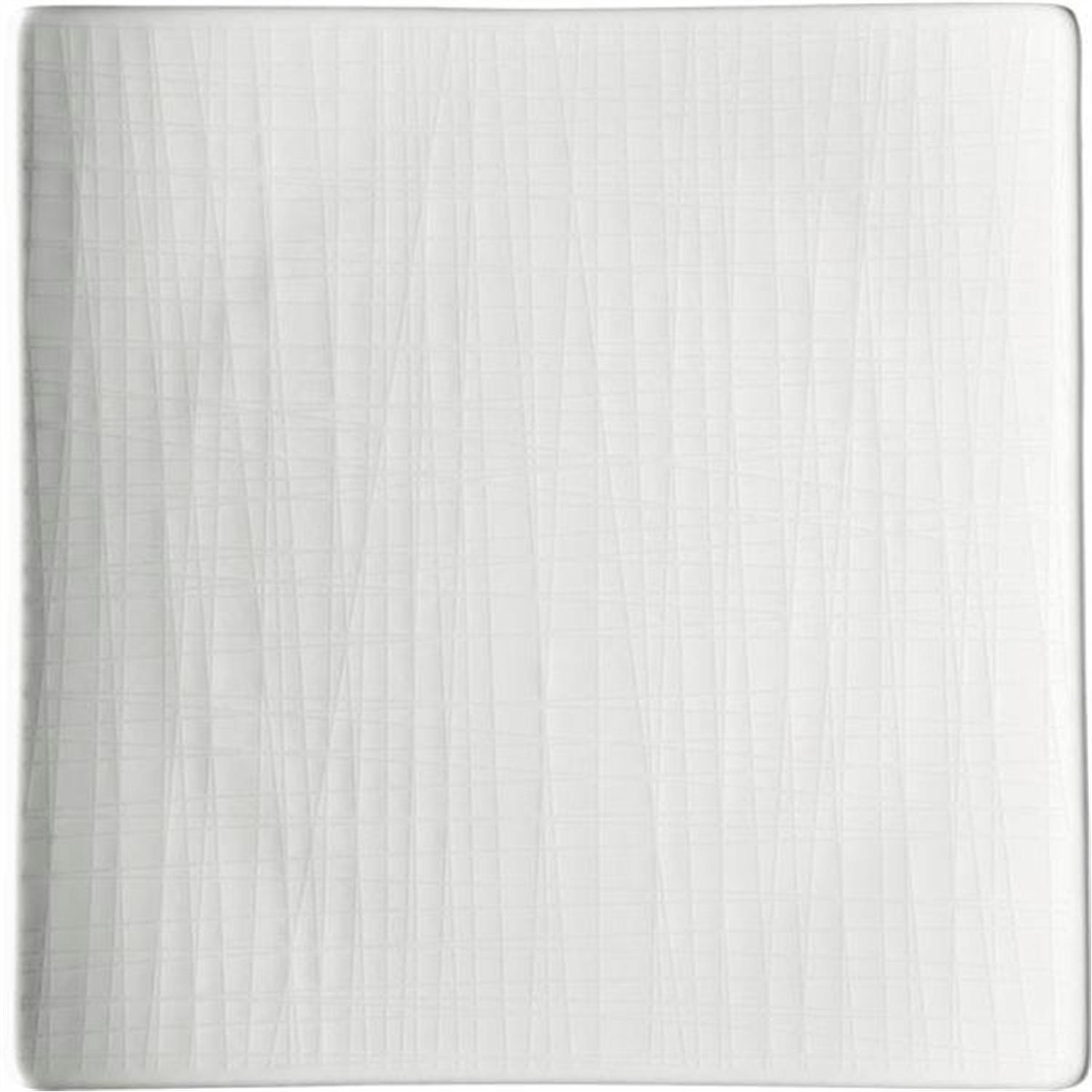rosenthal mesh plat bord vierkant 22x22cm wit