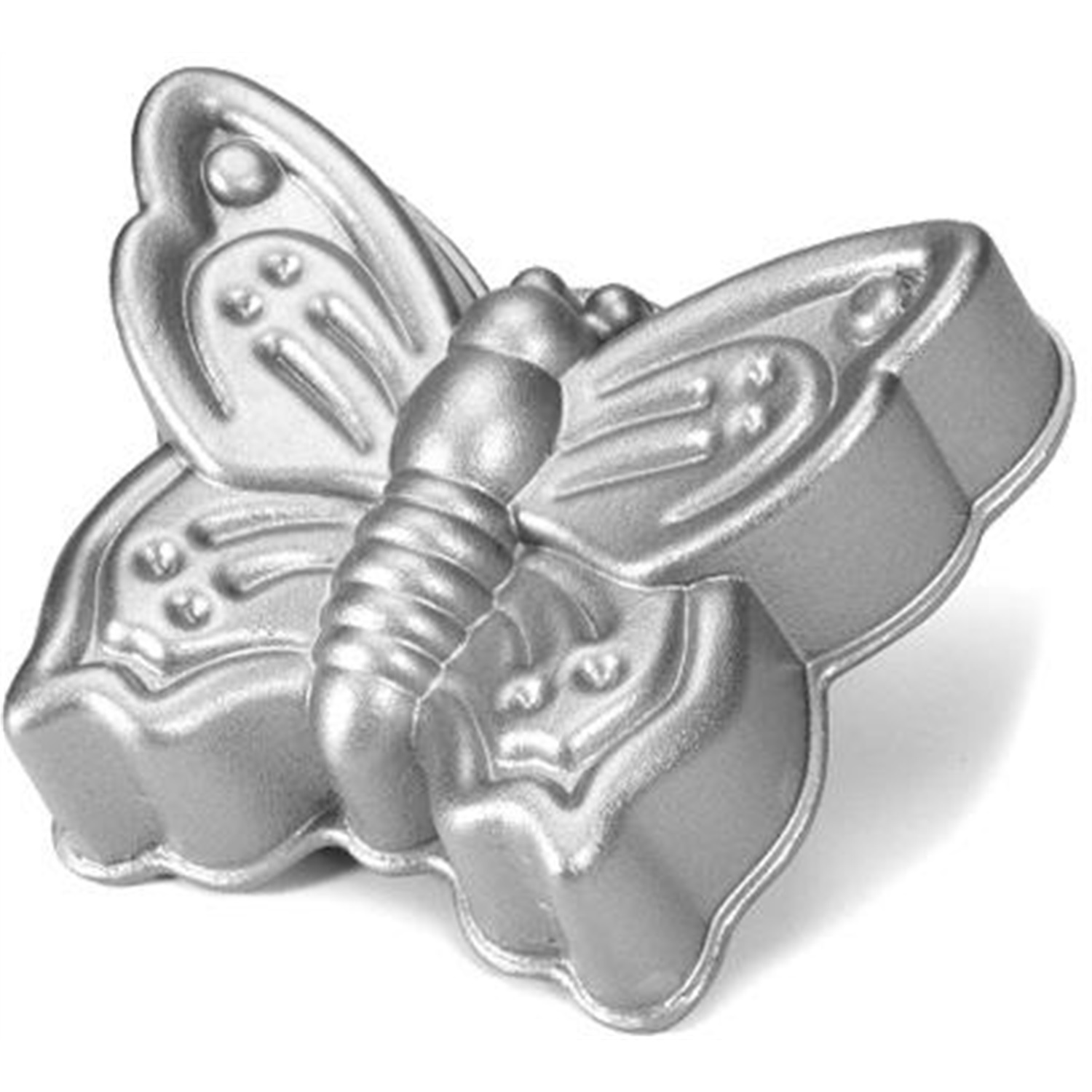 nordic ware butterfly bakvorm 26x22cm zilver