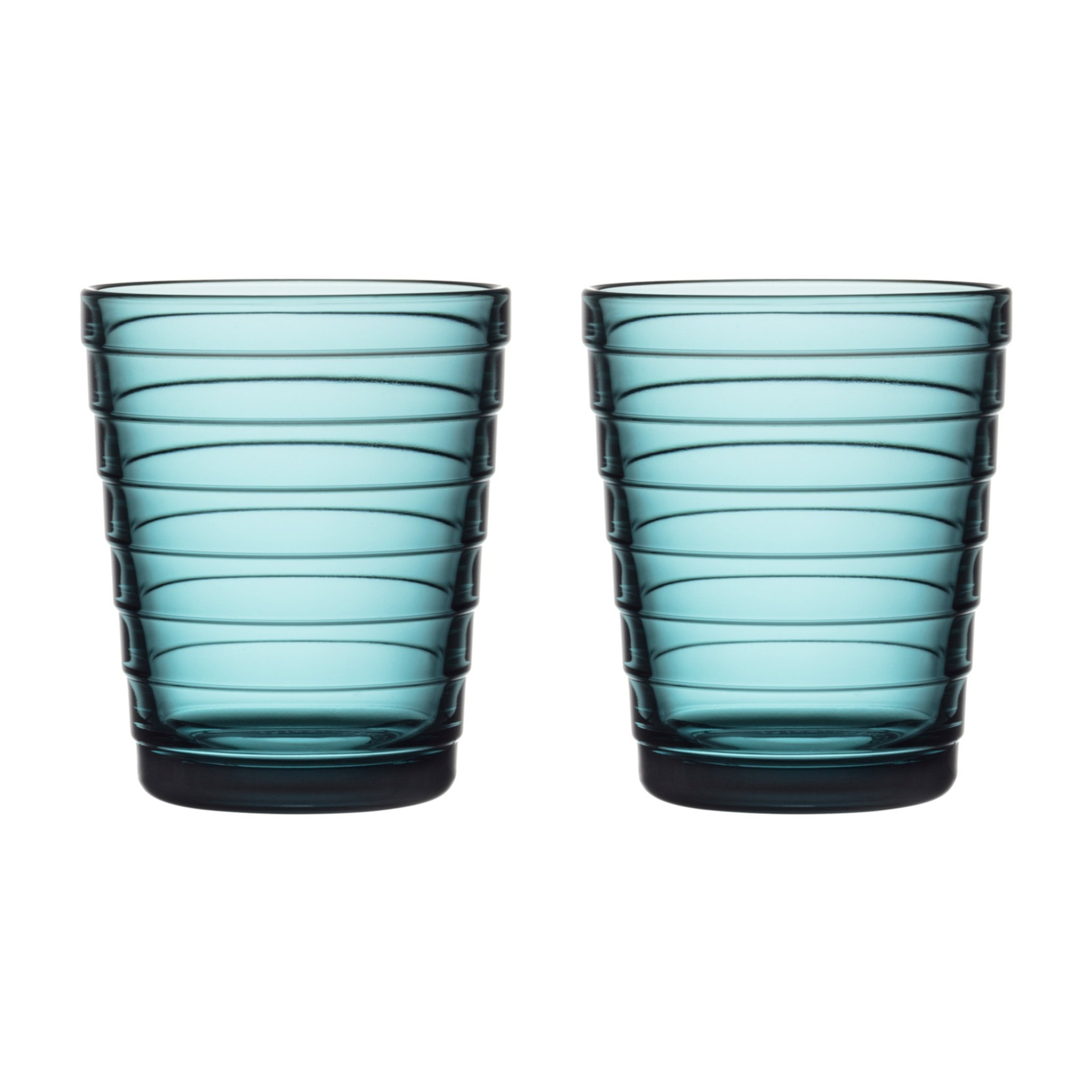 iitala aino aalto waterglazen 22cl zeeblauw 2 stuks