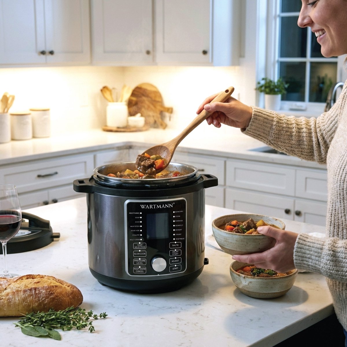Stoven in de Wartmann multicooker