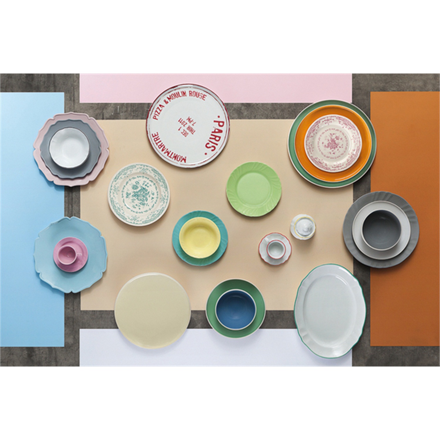 bitossi-new-romantic-dinerbord-28cm-grijs