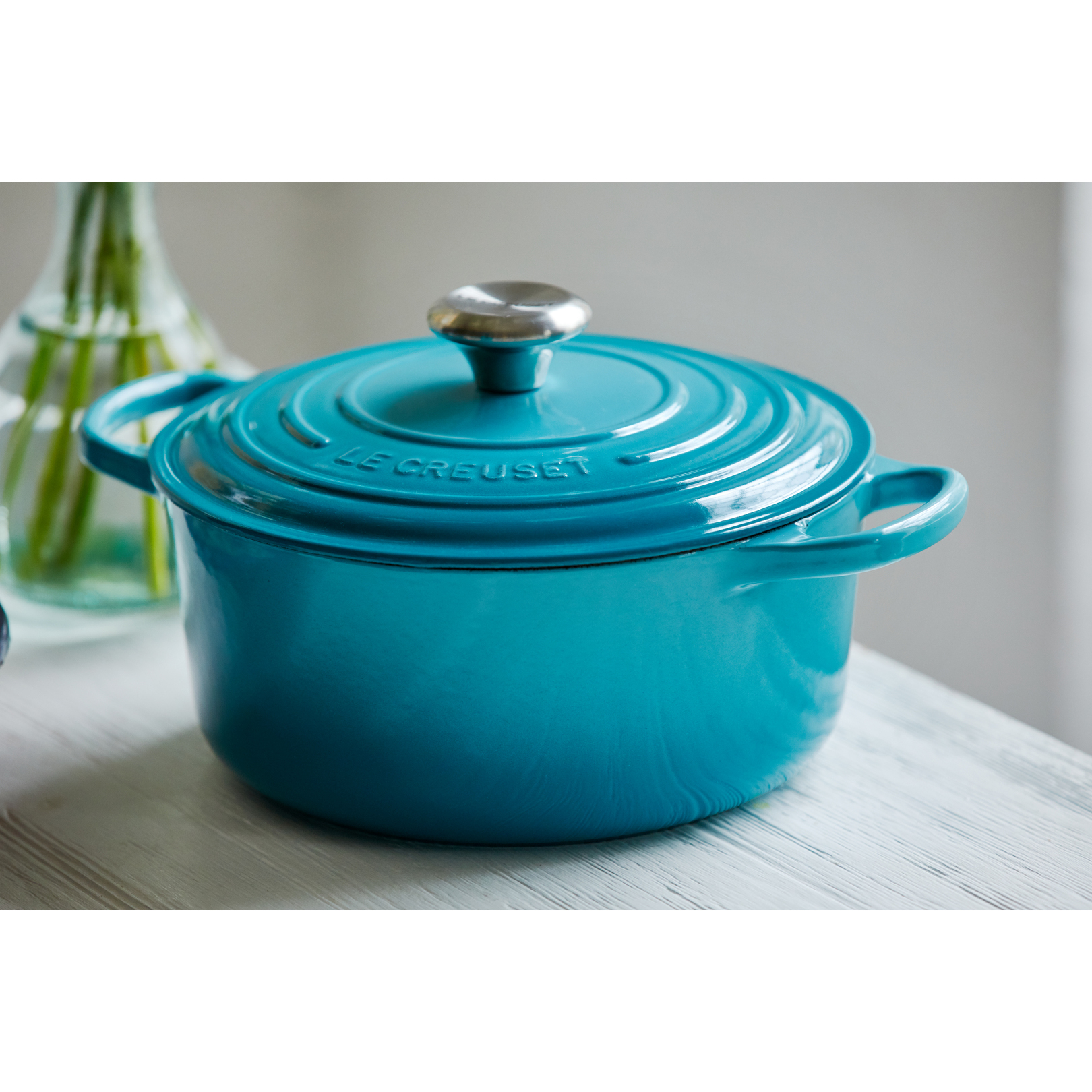 le-creuset-signature-braadpan-26cm-caribbean-blue