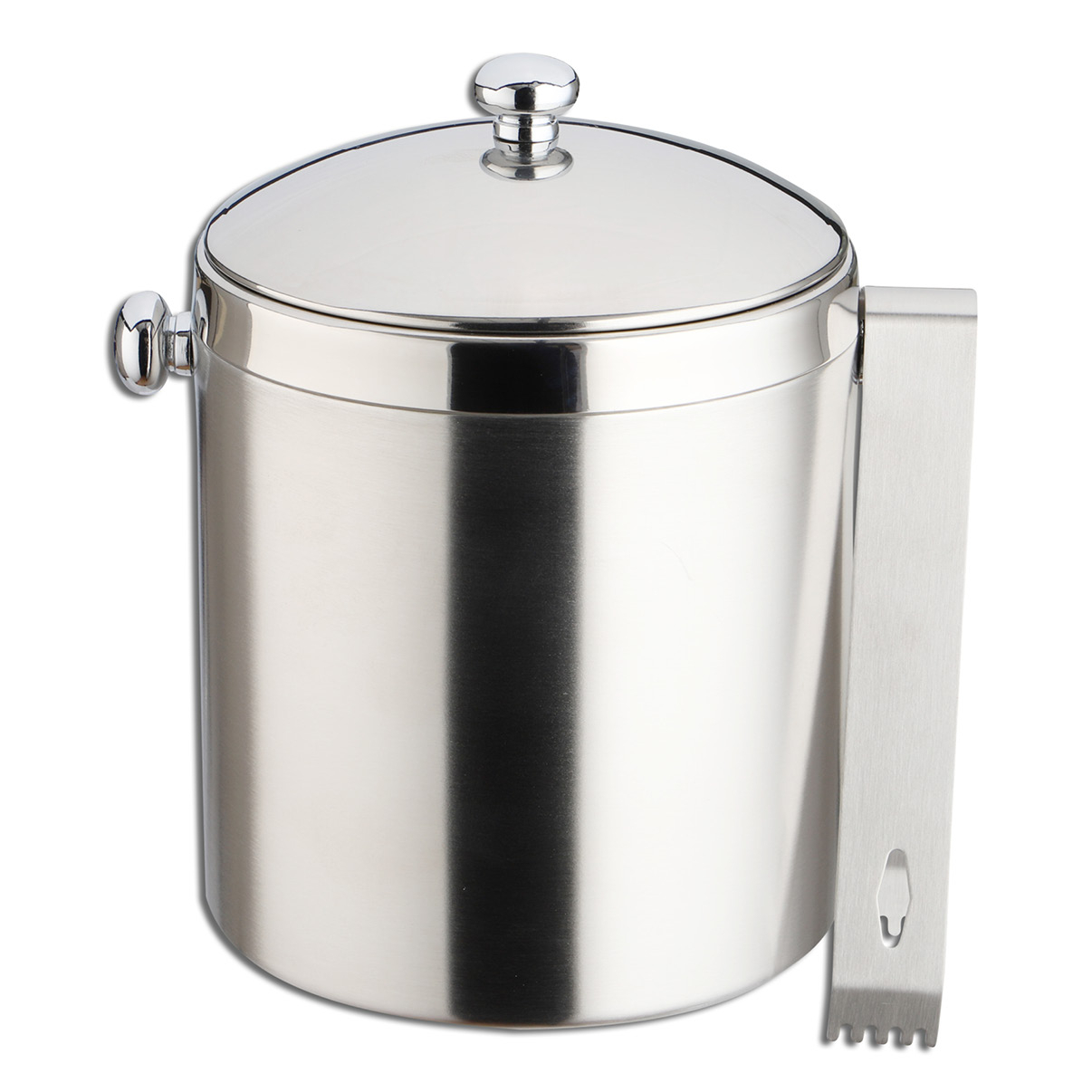 cookspoint-weis-ijsemmer-dubbelwandig-met-ijstang-15l