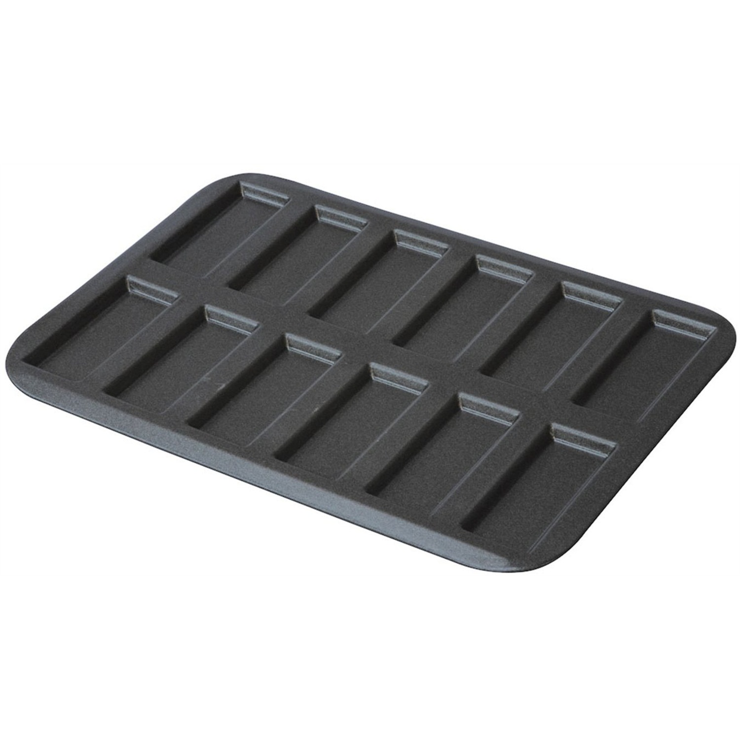 gobel mini financiersvorm 12 vaks bruin staal