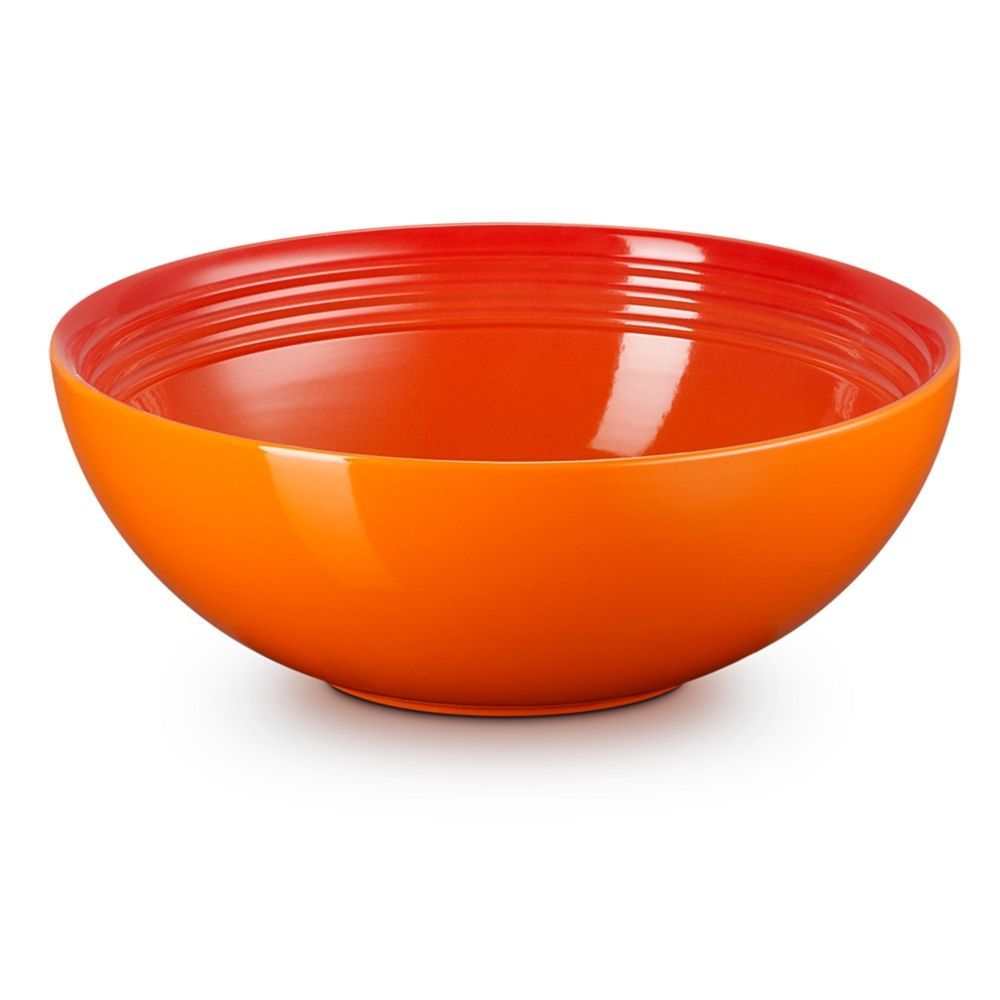 le-creuset-stoneware-saladeschaal-24cm-oranjerood