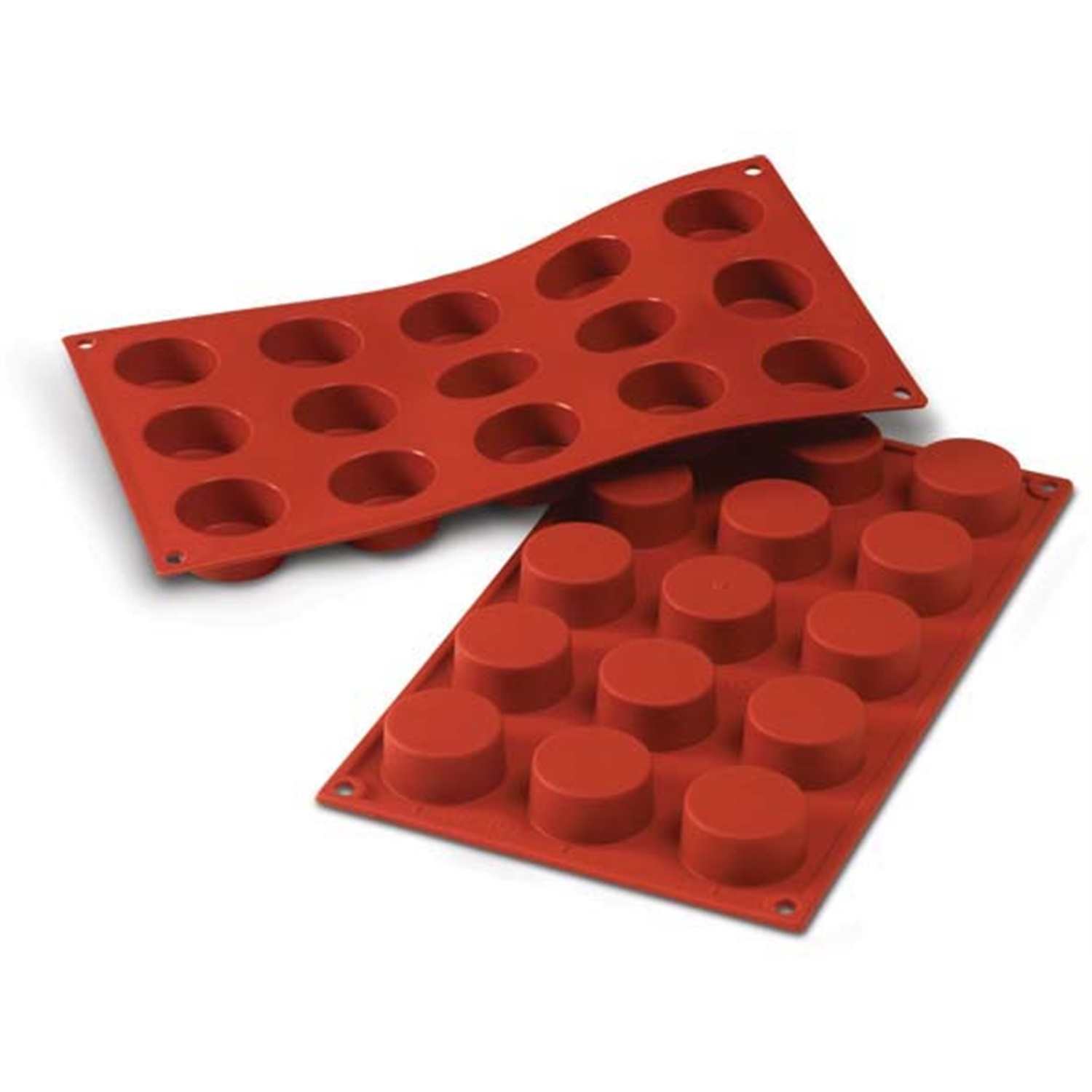 silikomart siliconflex round petits fours bakvorm sf027 15 vaks