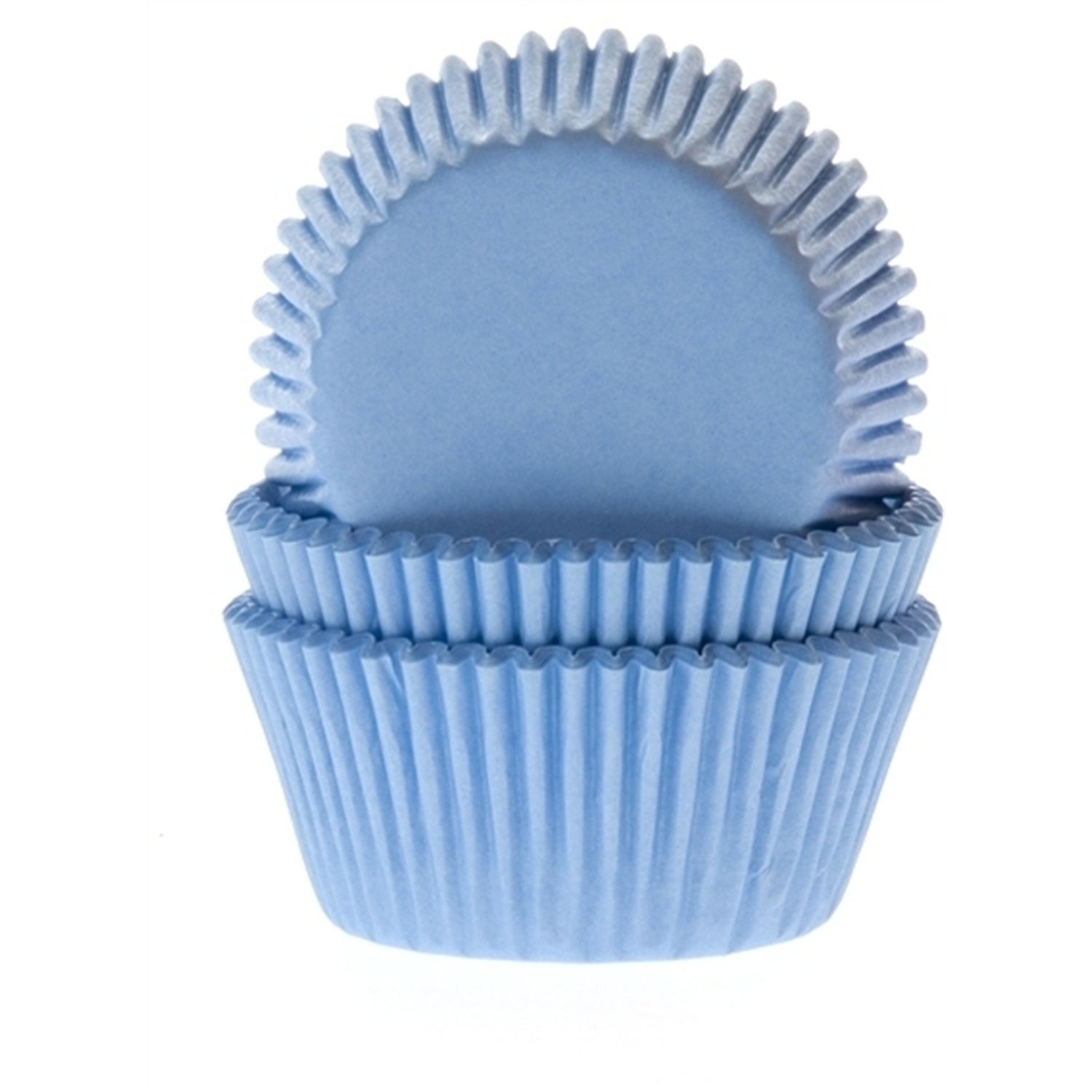 house marie cupcakevormen 50 stuks lichtblauw