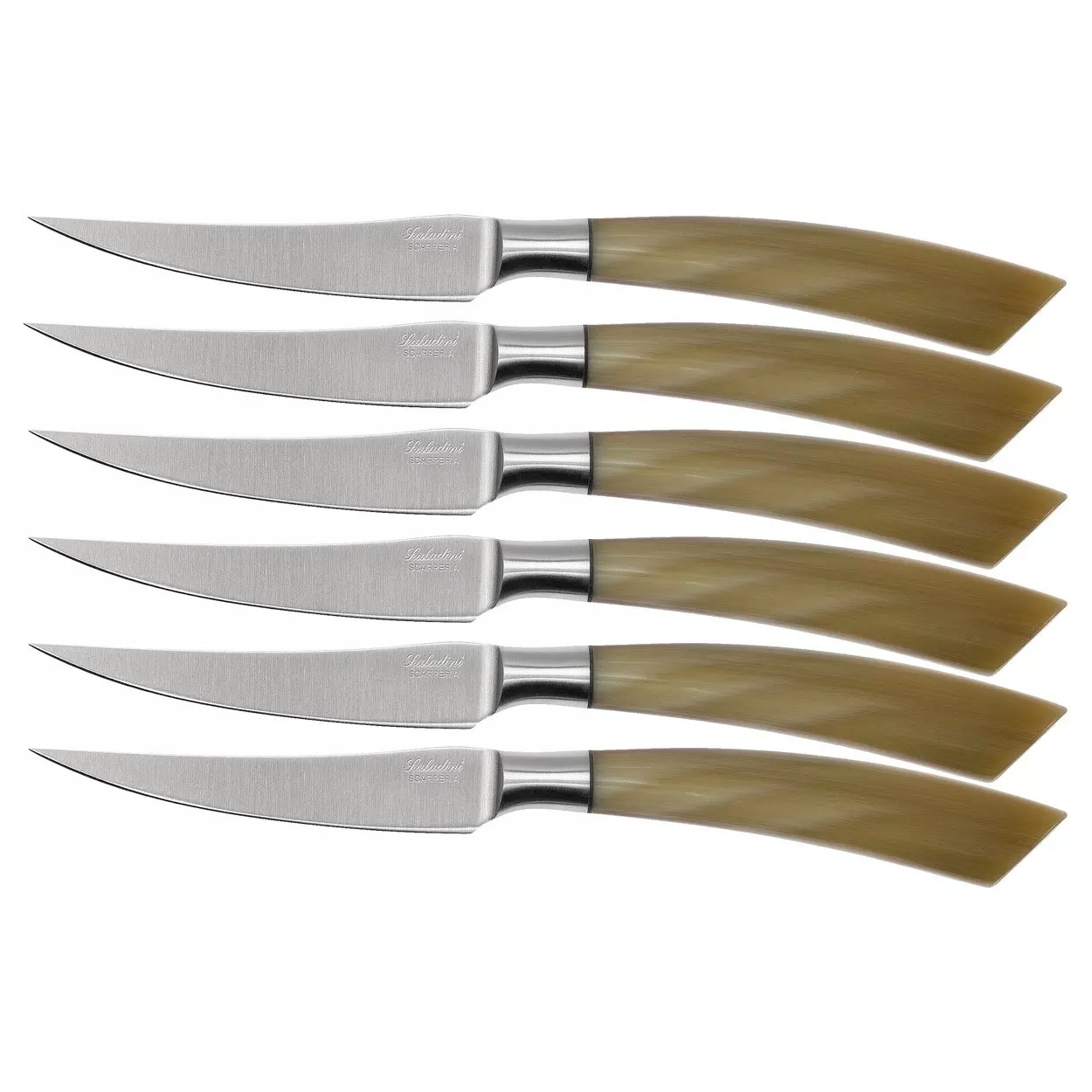 saladini-steakmessenset-6-delig-23cm-ossenhoorn