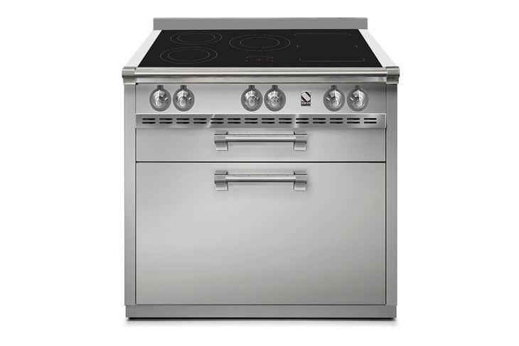 steel ascot a9c 5fi ss cook unit inductiefornuis 90cm rvs