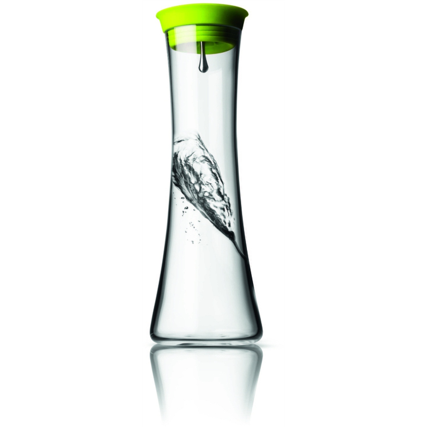 menu water karaf met gekleurde dop 08 liter lime