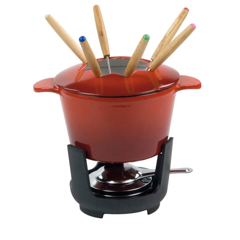 ilsa normandie bourguignonne fondueset 15l rood