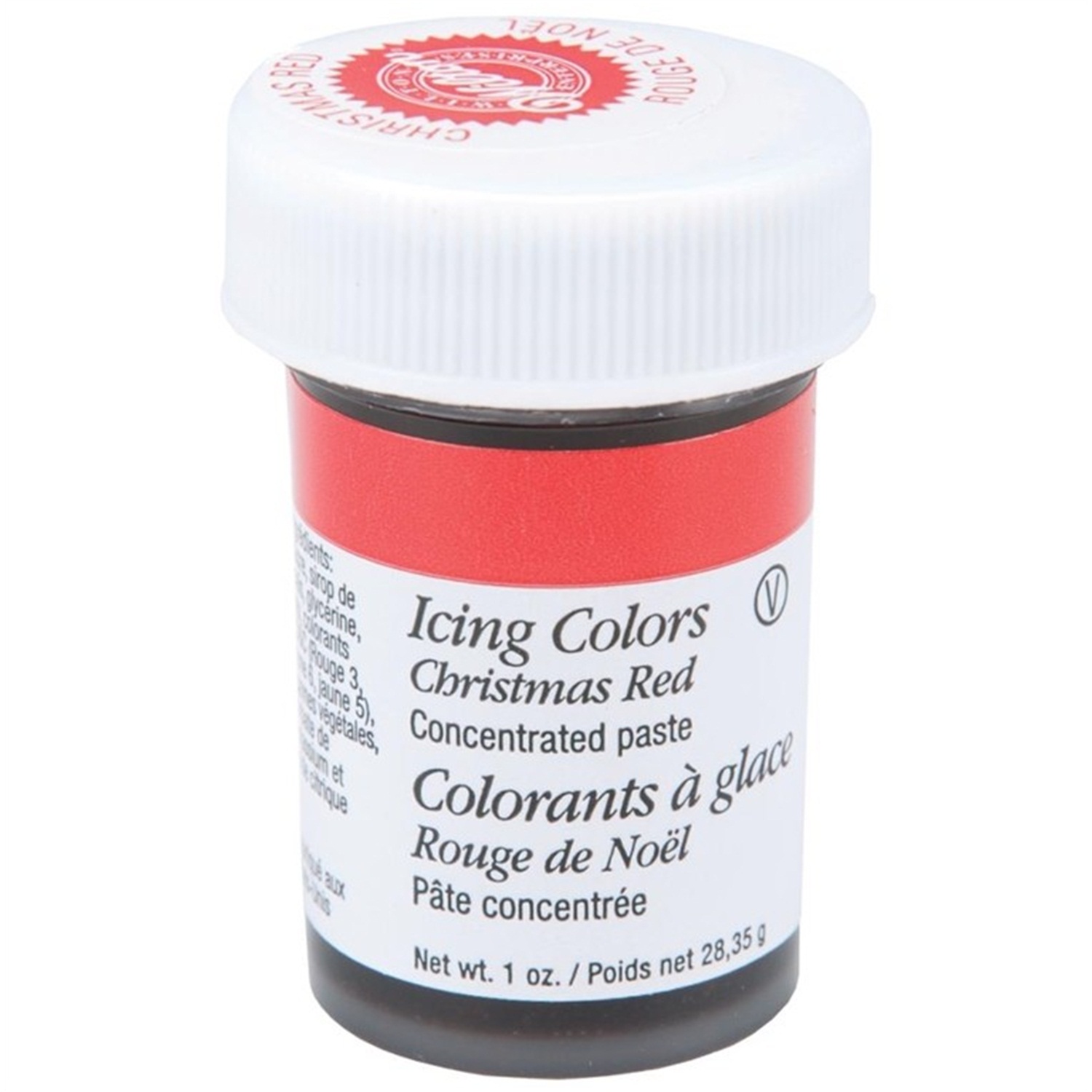 wilton icing color kleurstof 28g christmas red