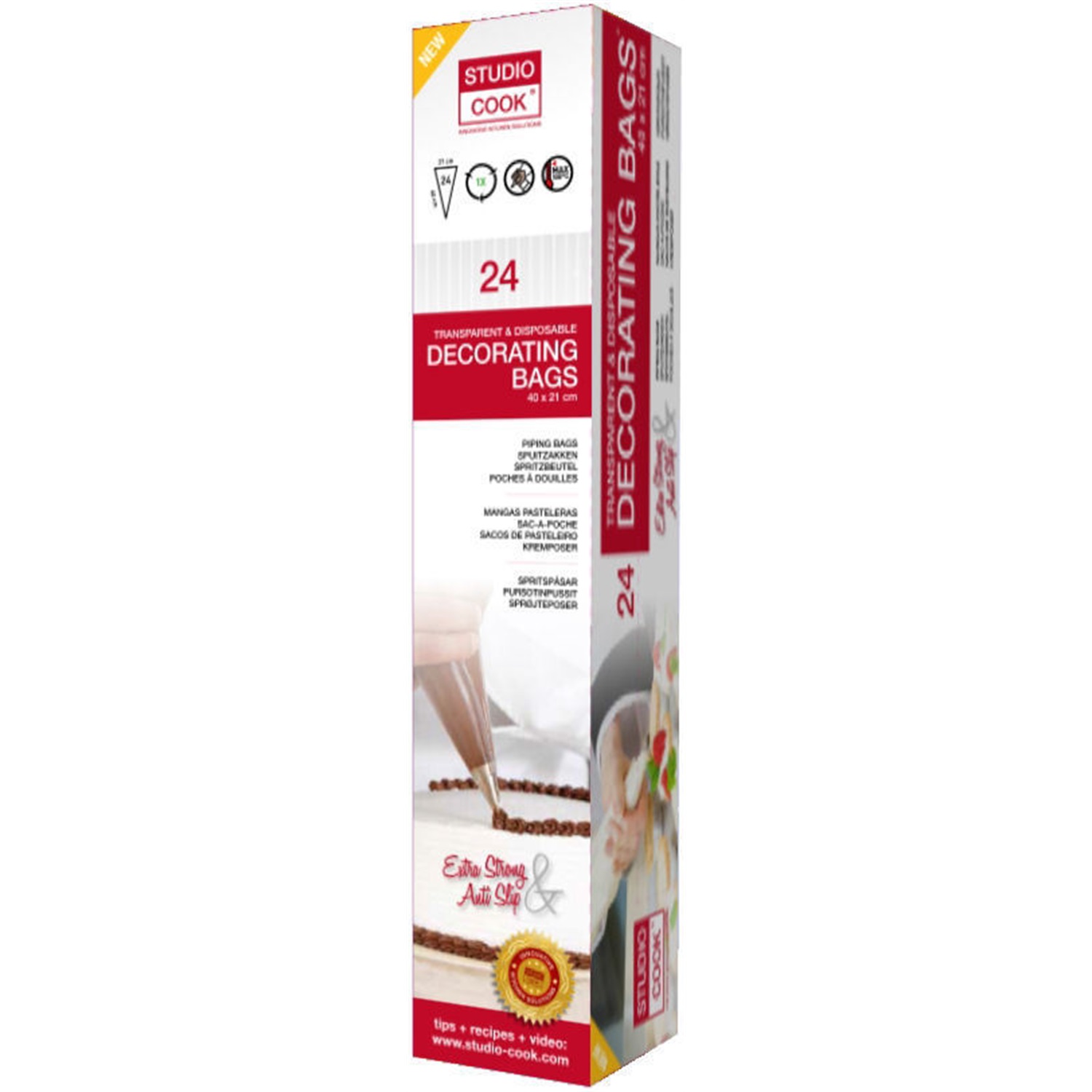 studio cook spuitzakken 24 stuks