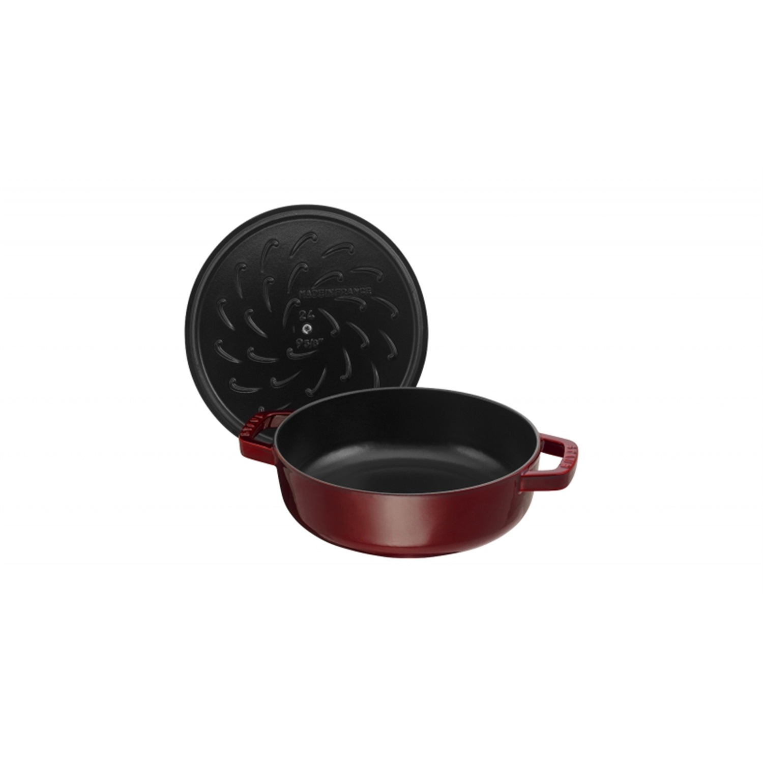staub-chistera-braadpan-28cm-grenadine