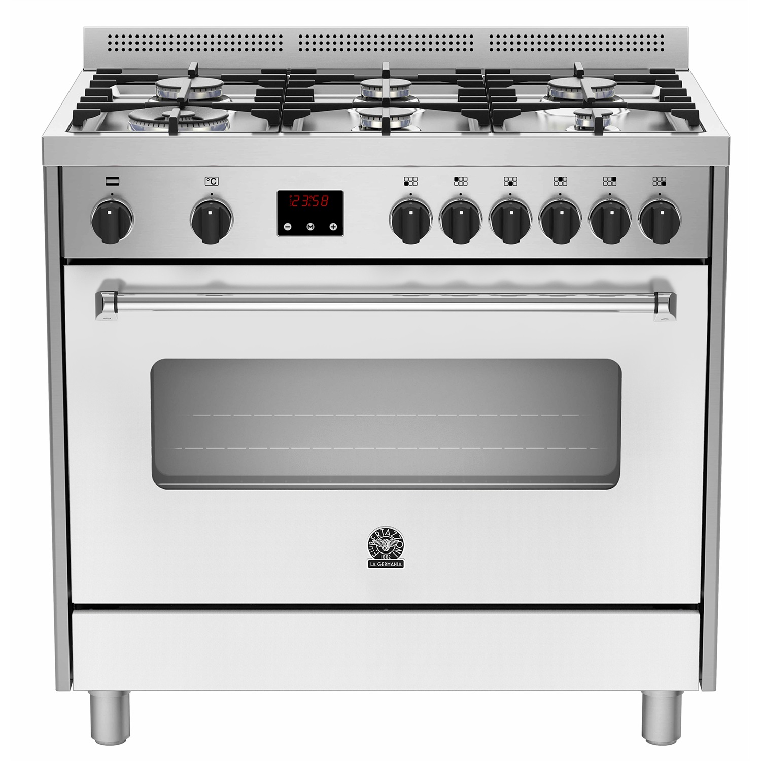 la germania americana ams96l61bbi gasfornuis 90cm wit