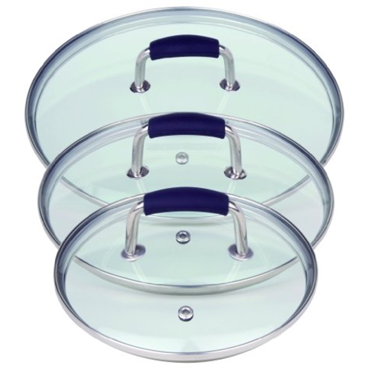 kookpunt gsw glasdeksel met rvs rand 24cm