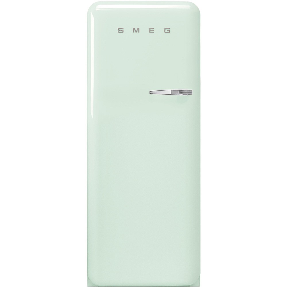 smeg jaren 50 koelkast met vriesvak fab28lpg5 pastelgroen linksdraaiend