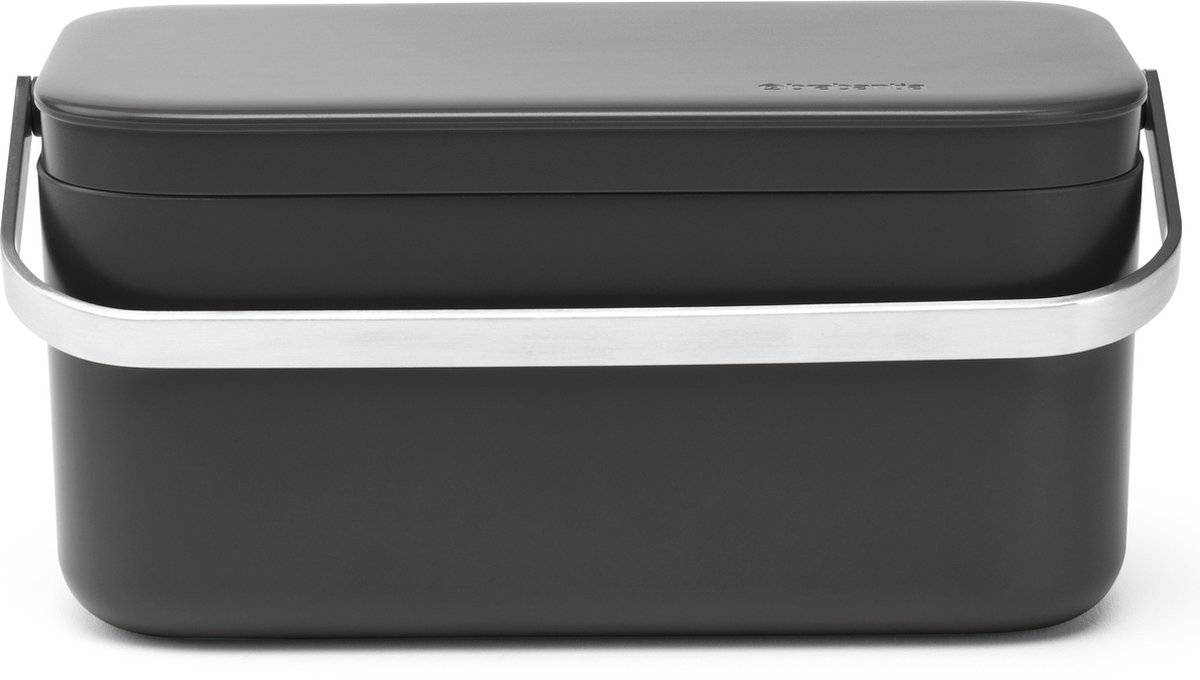 brabantia-sinkside-aanrecht-afvalbakje,-1,8l-dark-grey