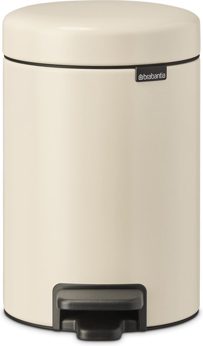 brabantia newicon pedaalemmer 3l beige