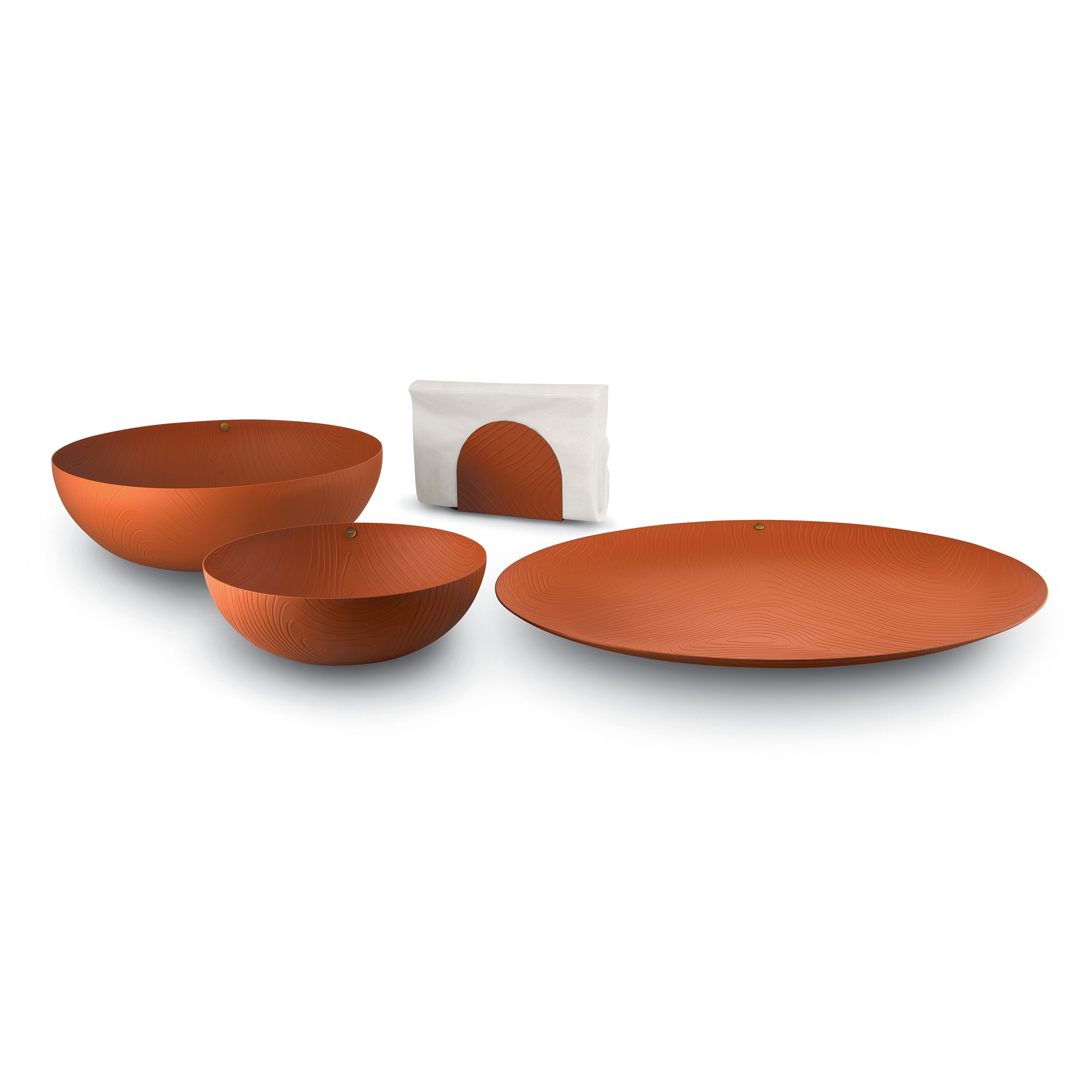 alessi-veneer-servettenhouder-pu08-br-bruin