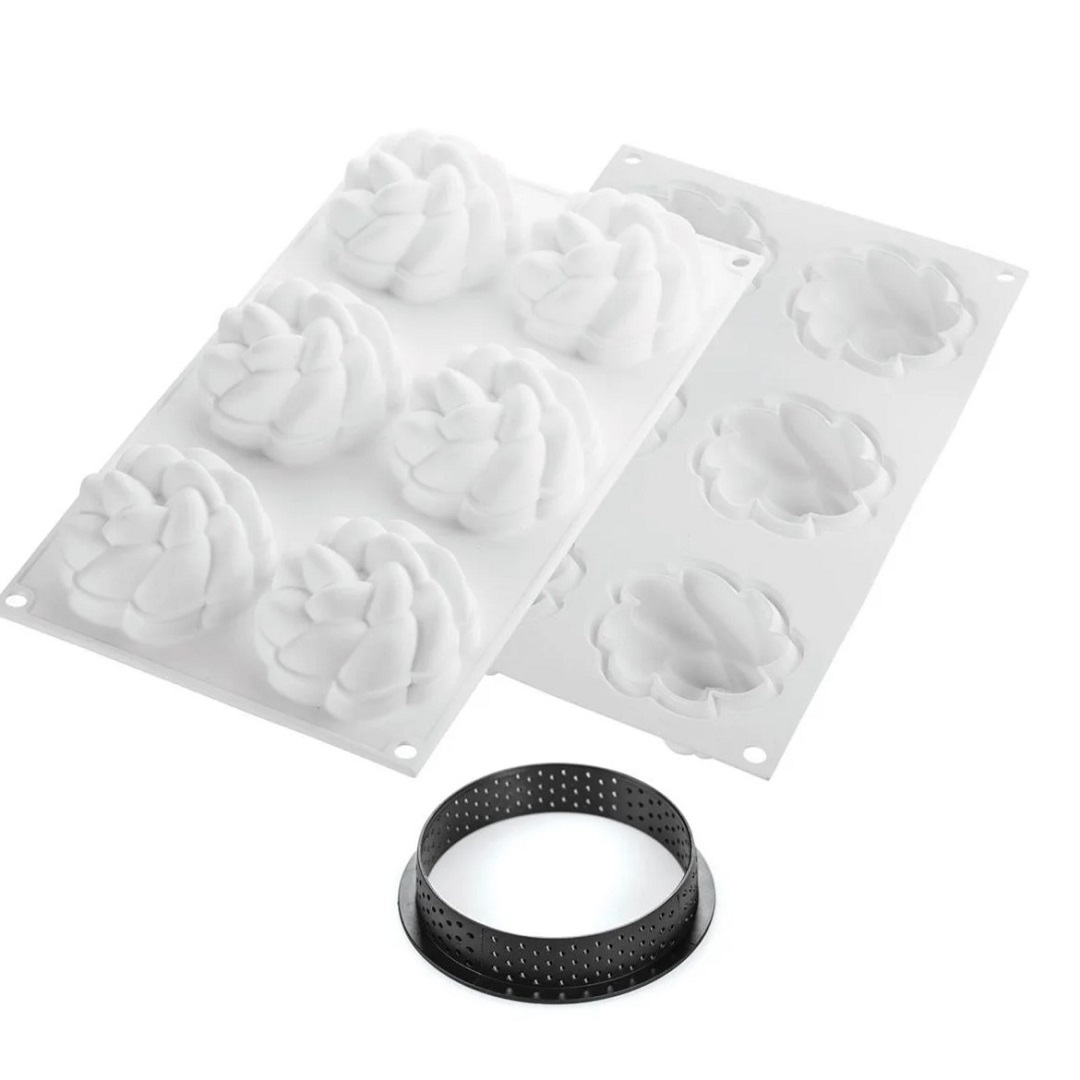 silikomart-fleur-siliconen-patisserievorm-met-6-taartringen-6-vaks