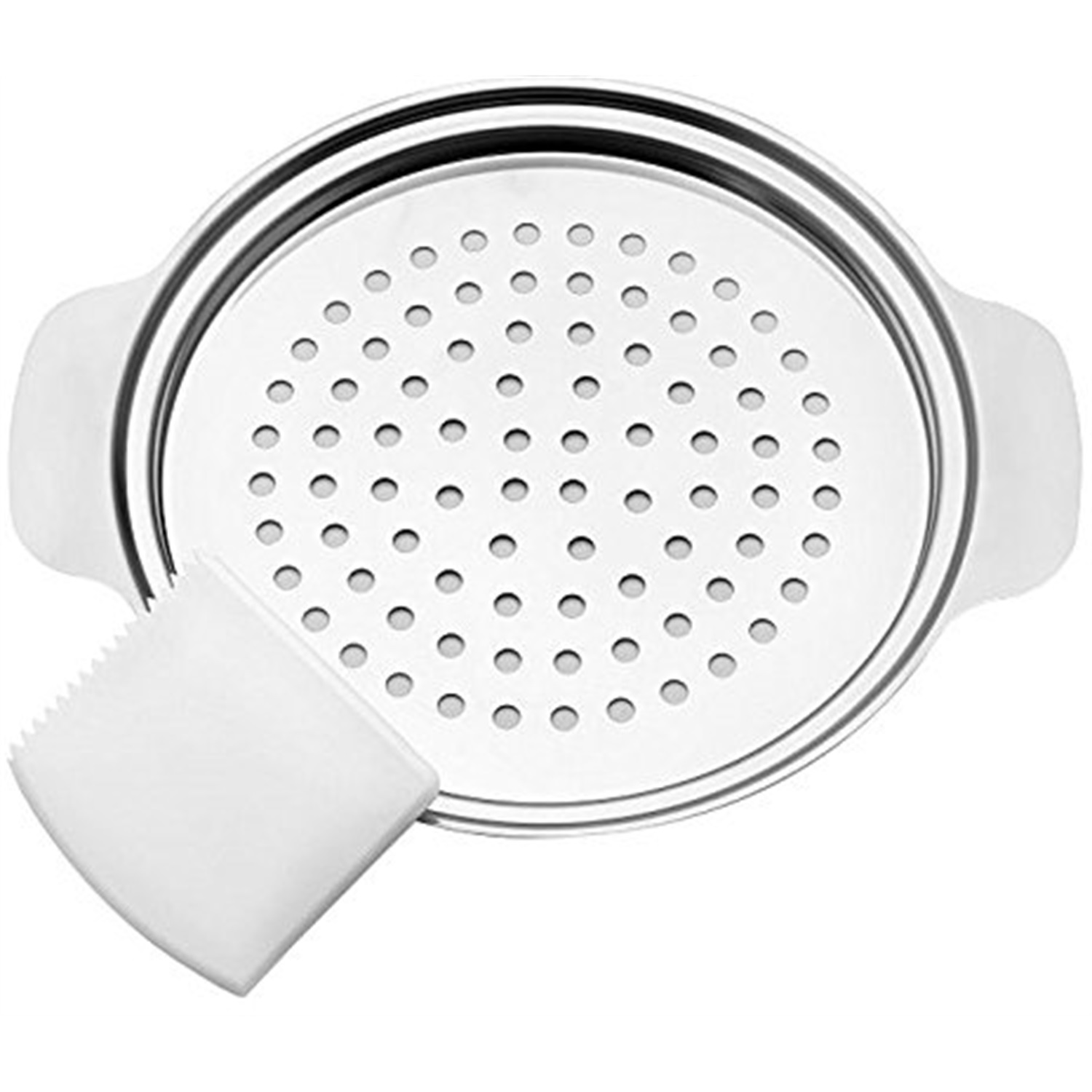 cookspoint weis spatzlemaker met deegschraper