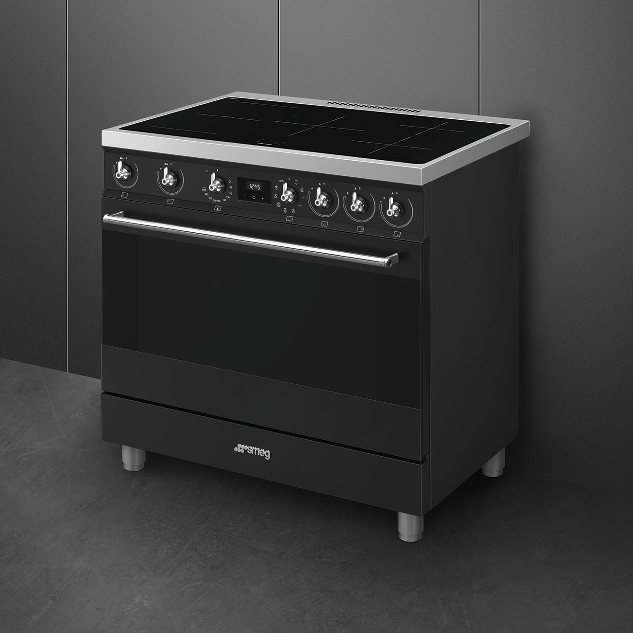 smeg-classici-sinfonia-inductiefornuis-c9immb2-90cm-mat-zwart
