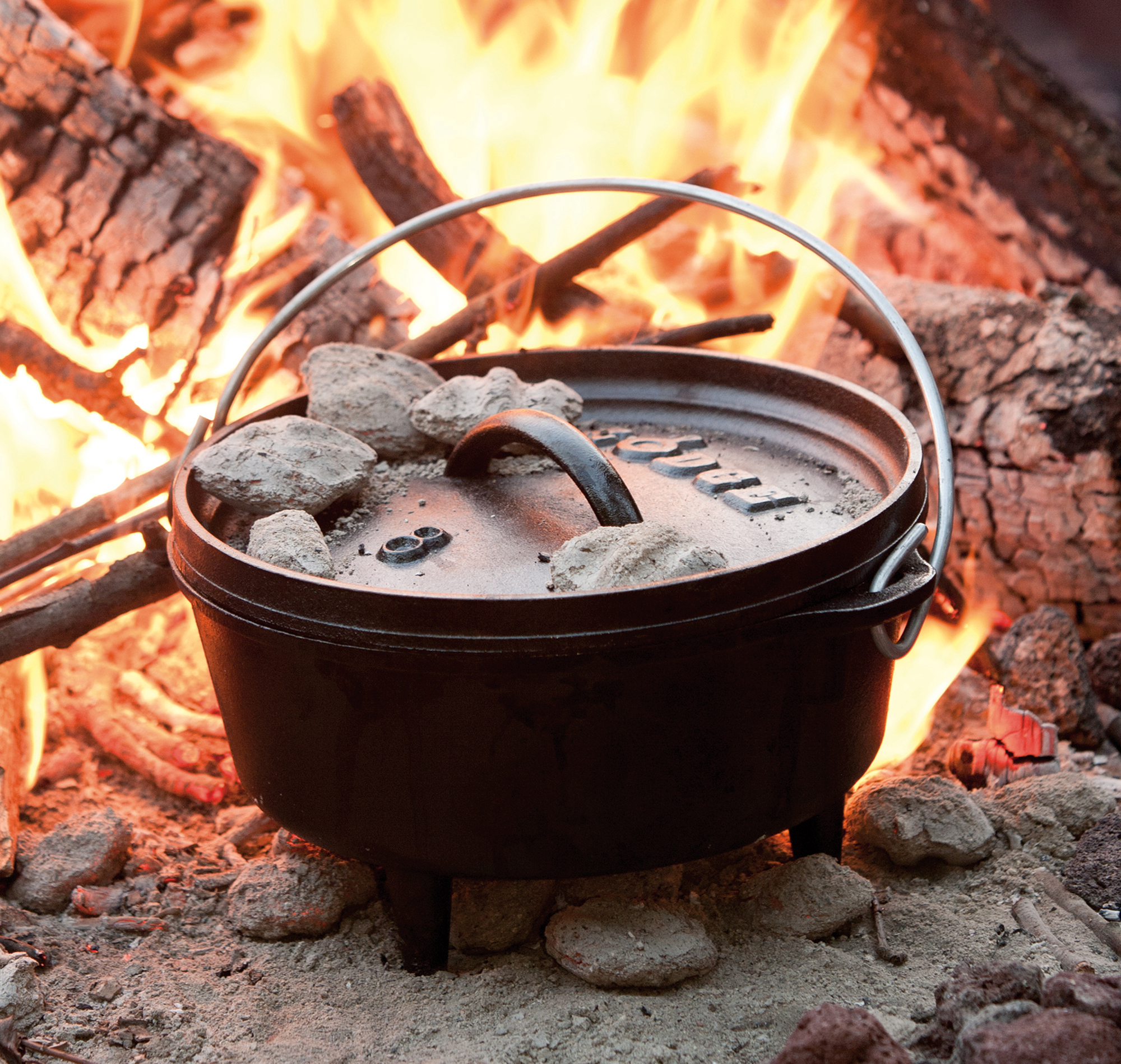 Lodge Dutch Oven vuur