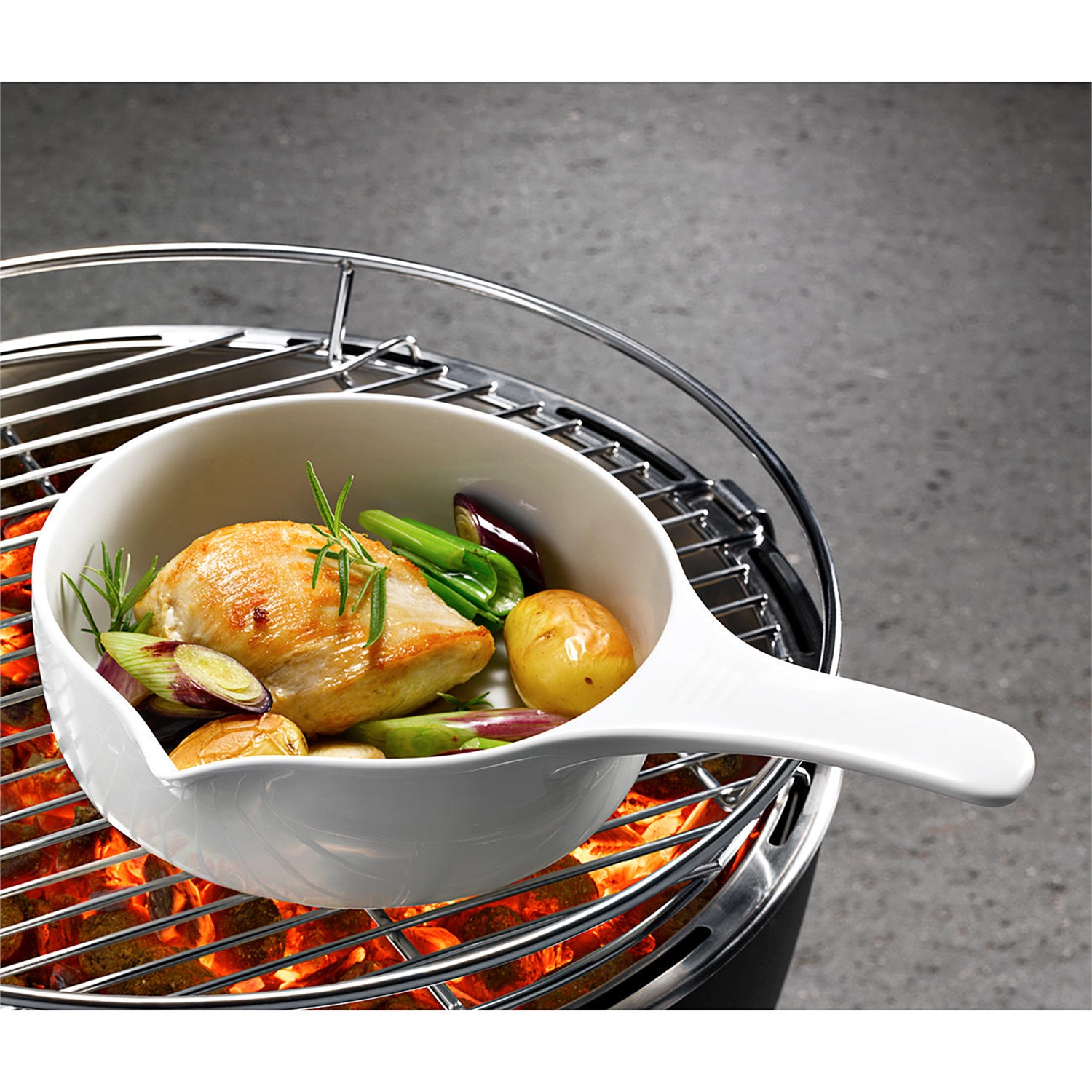 inductherm-steelpan-met-deksel-075l-16cm-wit