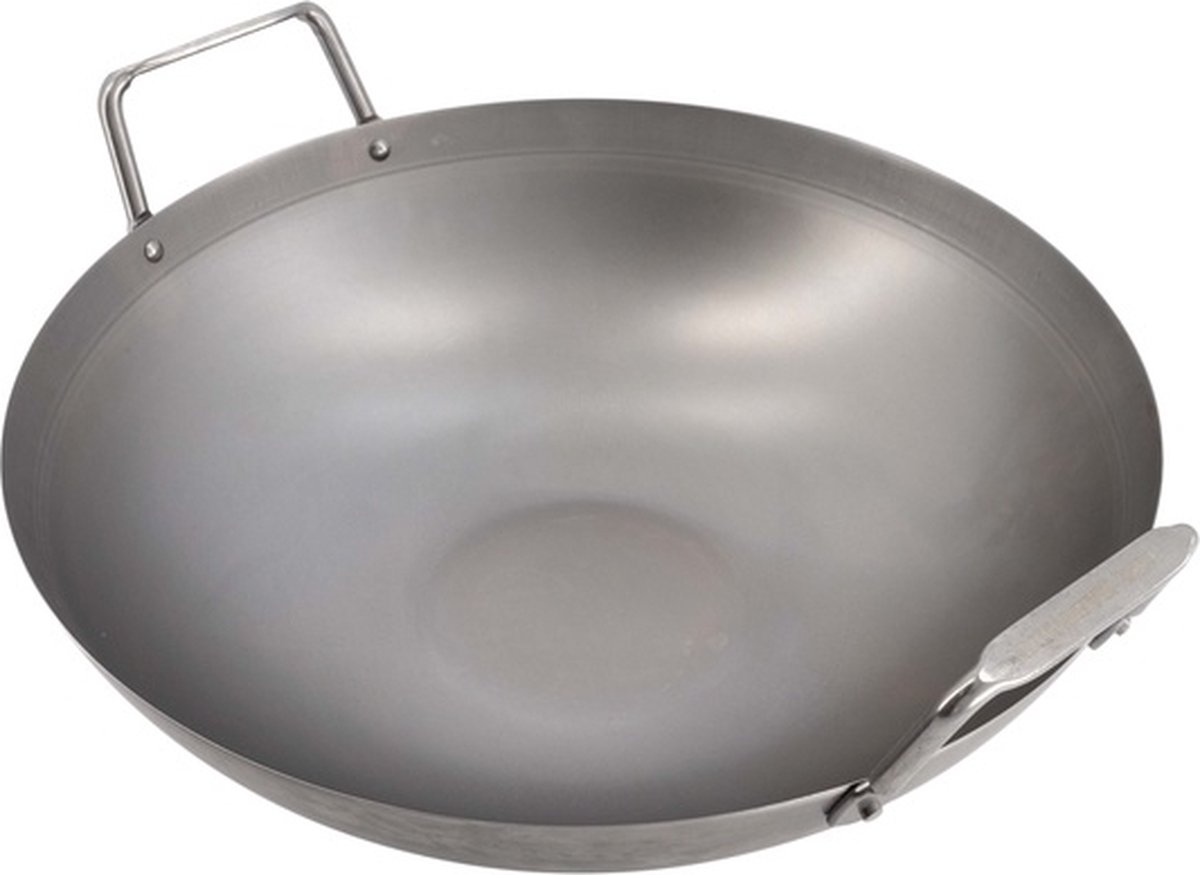 bastard carbon steel wok o 45cm