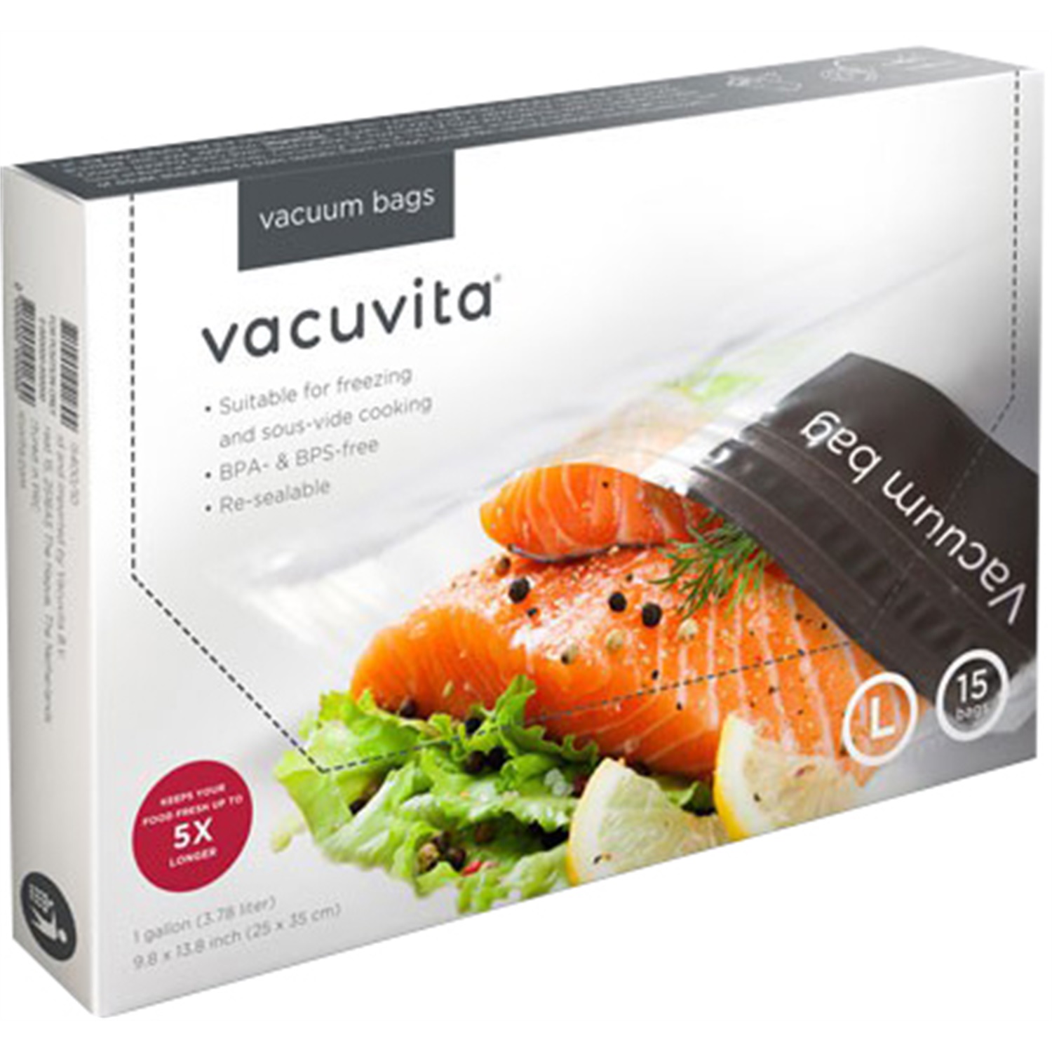 vacuvita herbruikbare vacuumzakken large