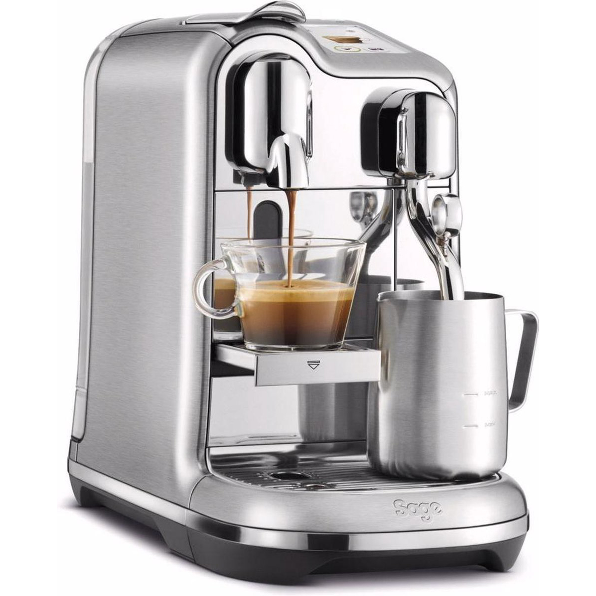 sage nespresso creatista pro koffiemachine rvs