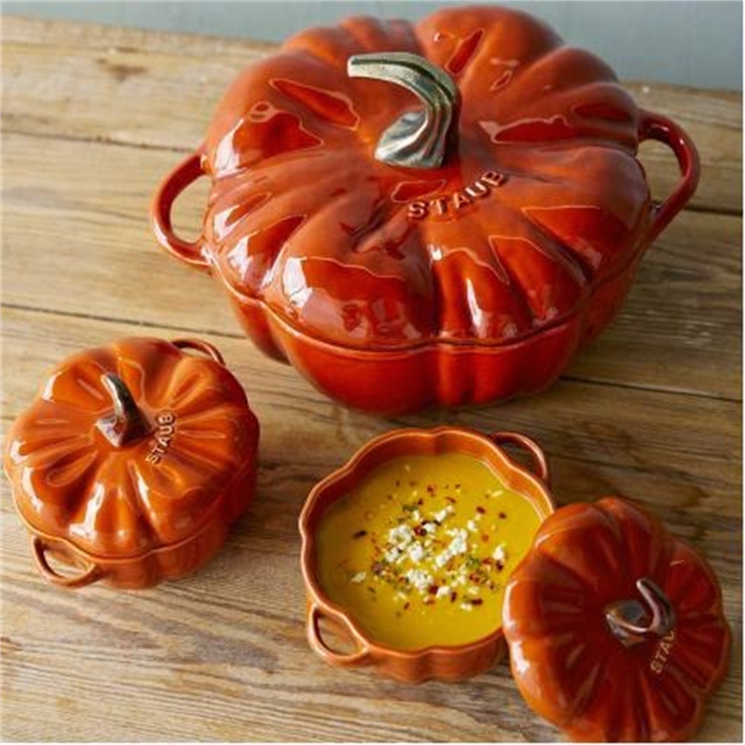 staub-braadpan-pompoen-24cm-oranje