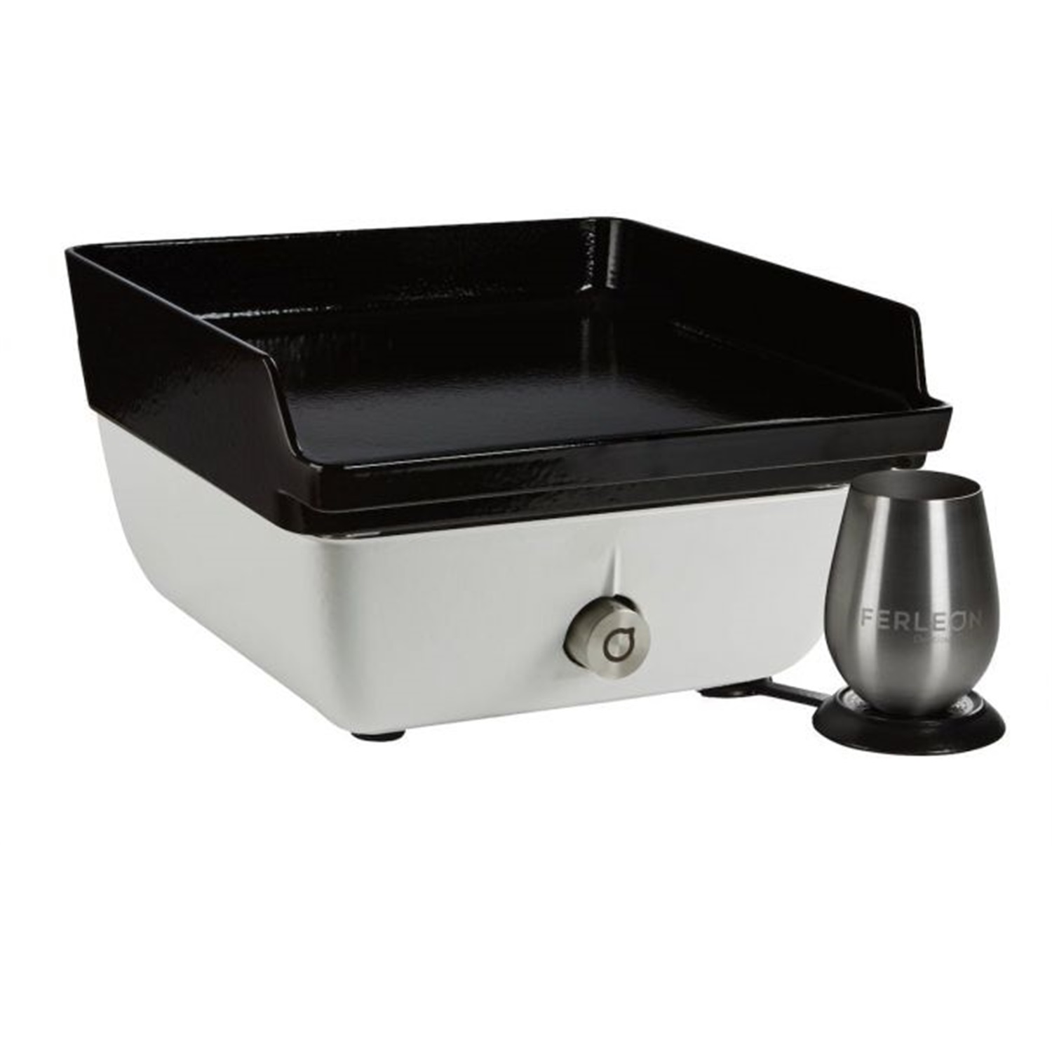 ferleon patio cooker met plancha sneeuwwit