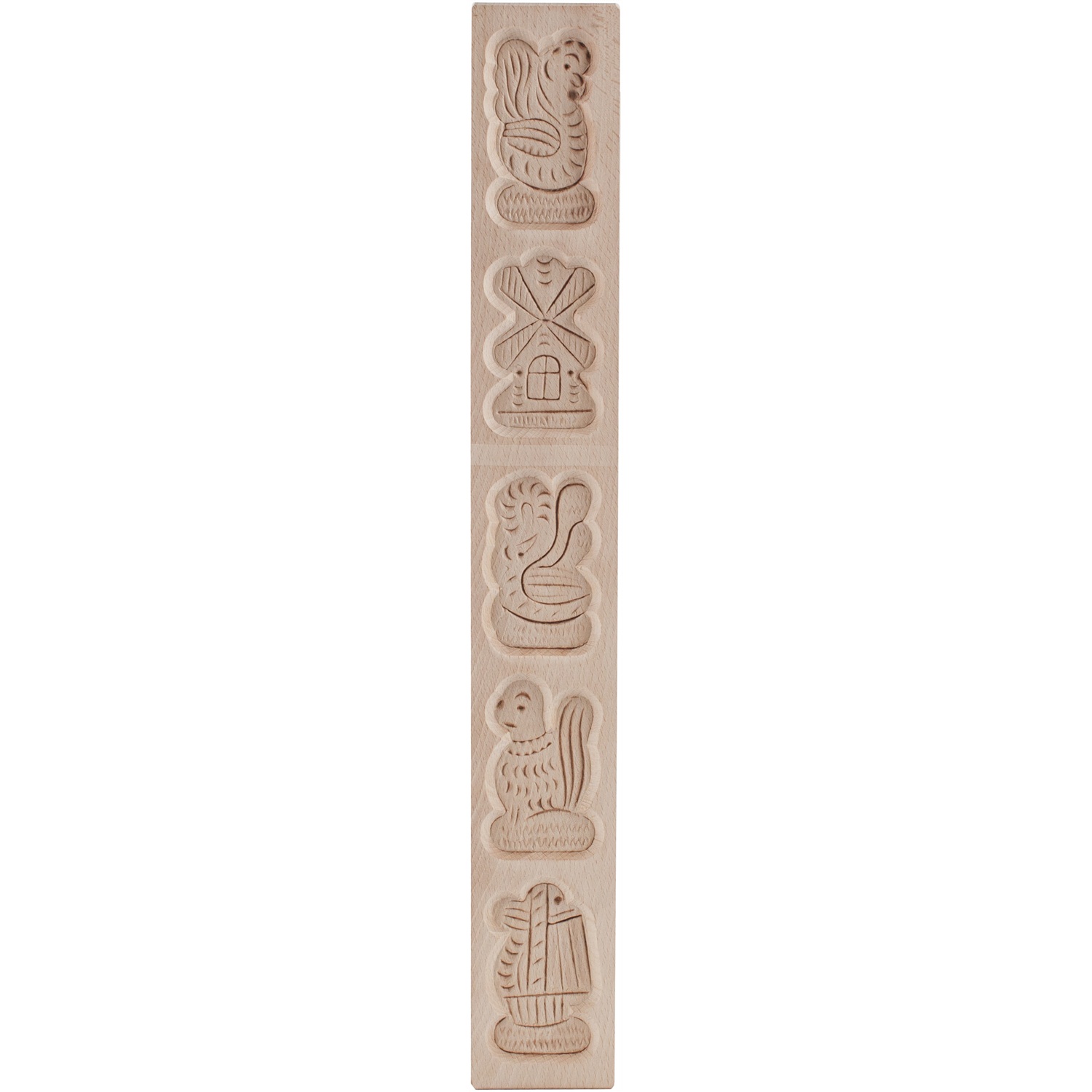 speculaasplank 5 vormen 50x7cm