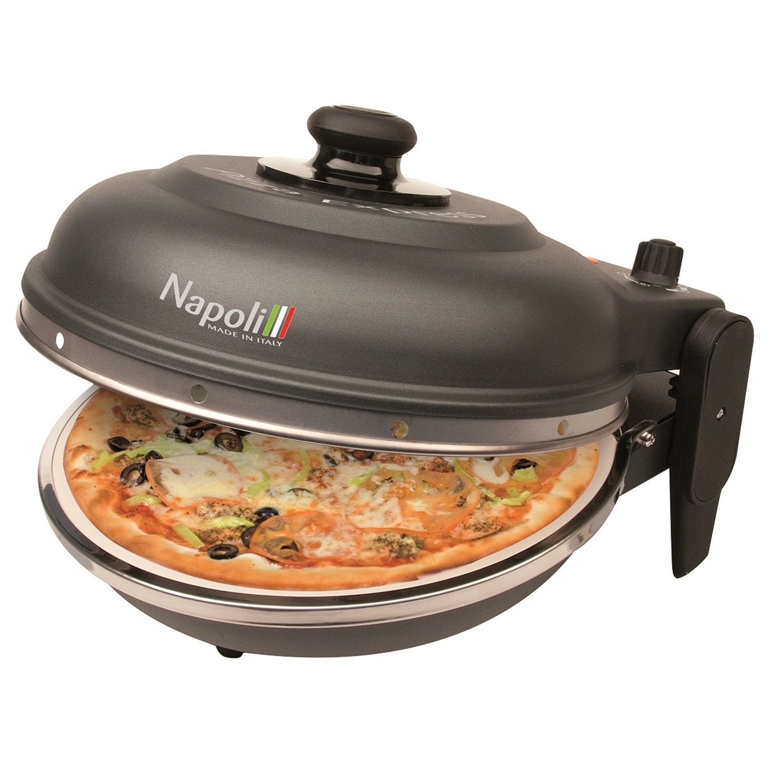 optima napoli pizzaoven matgrijs