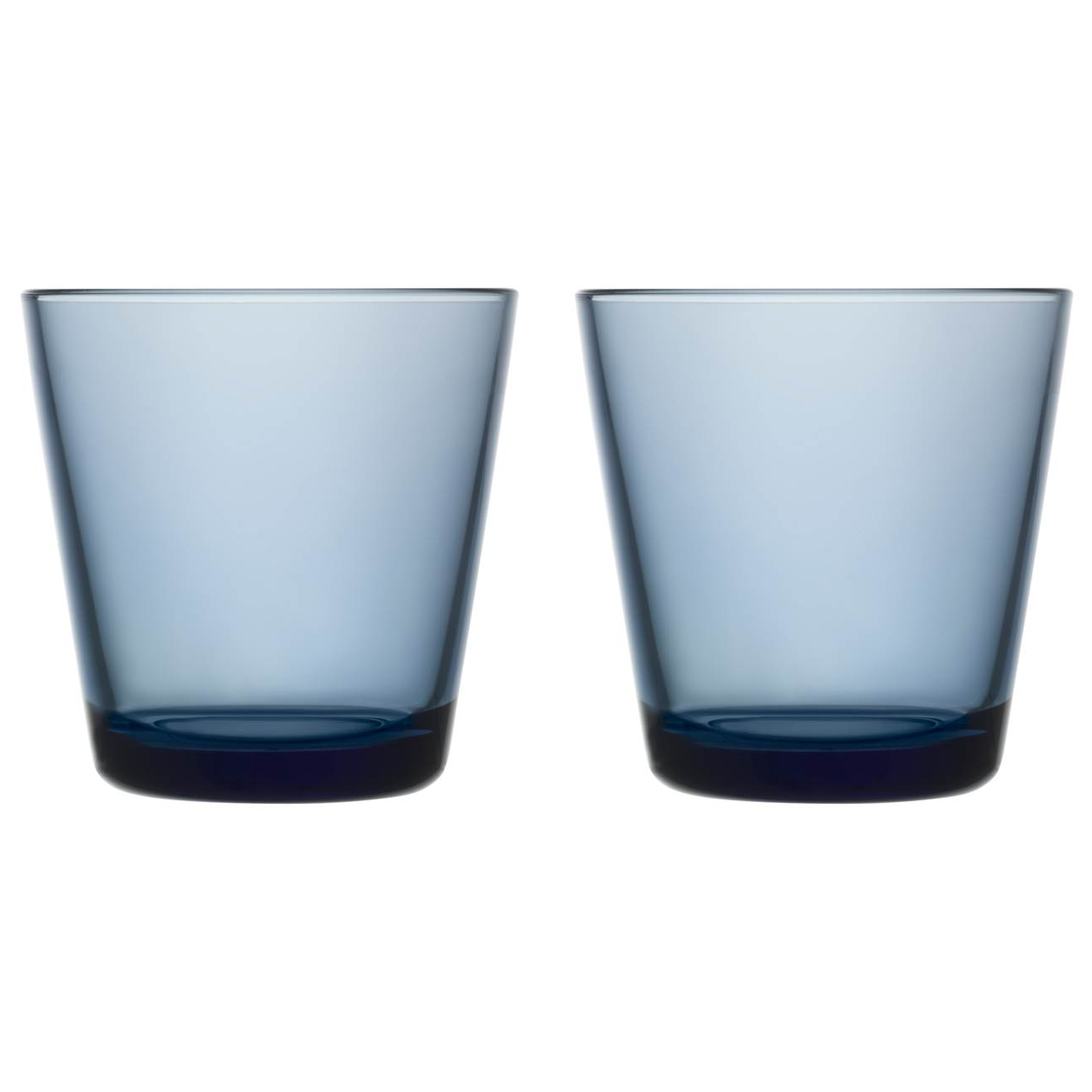 iittala kartio waterglazen 021l regenblauw 2 stuks