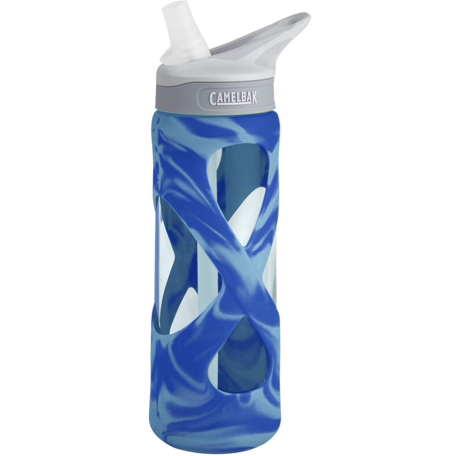 camelbak eddy glass waterfles 07l blueaqua swirl