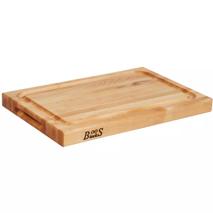 boos blocks chefs snijplank met sapgeul bbq 51x38x4cm esdoornhout