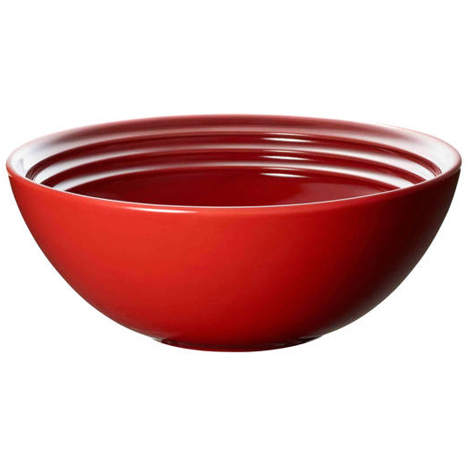le creuset stoneware ontbijtkom 16cm kersenrood