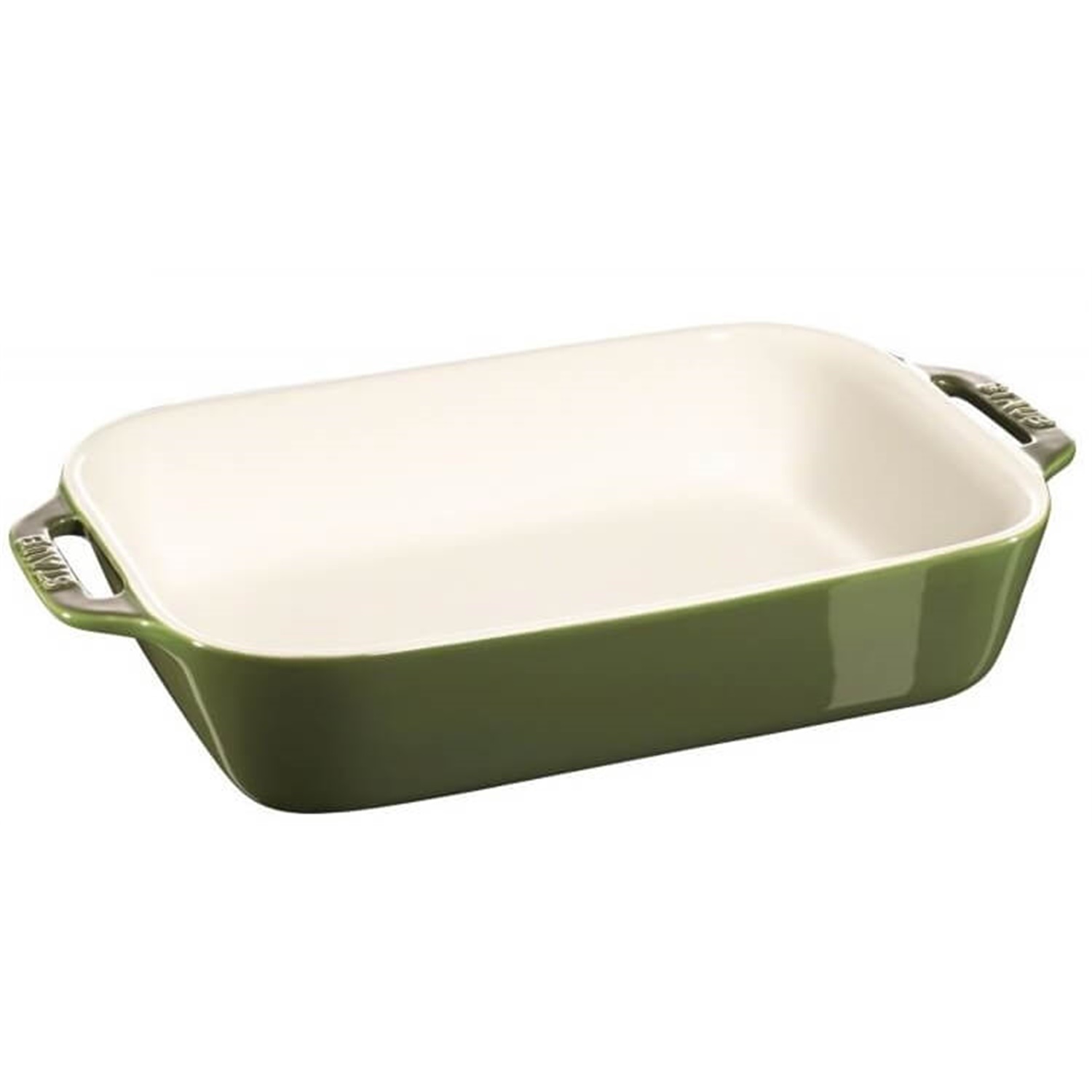 staub ovenschaal 34x24cm groen