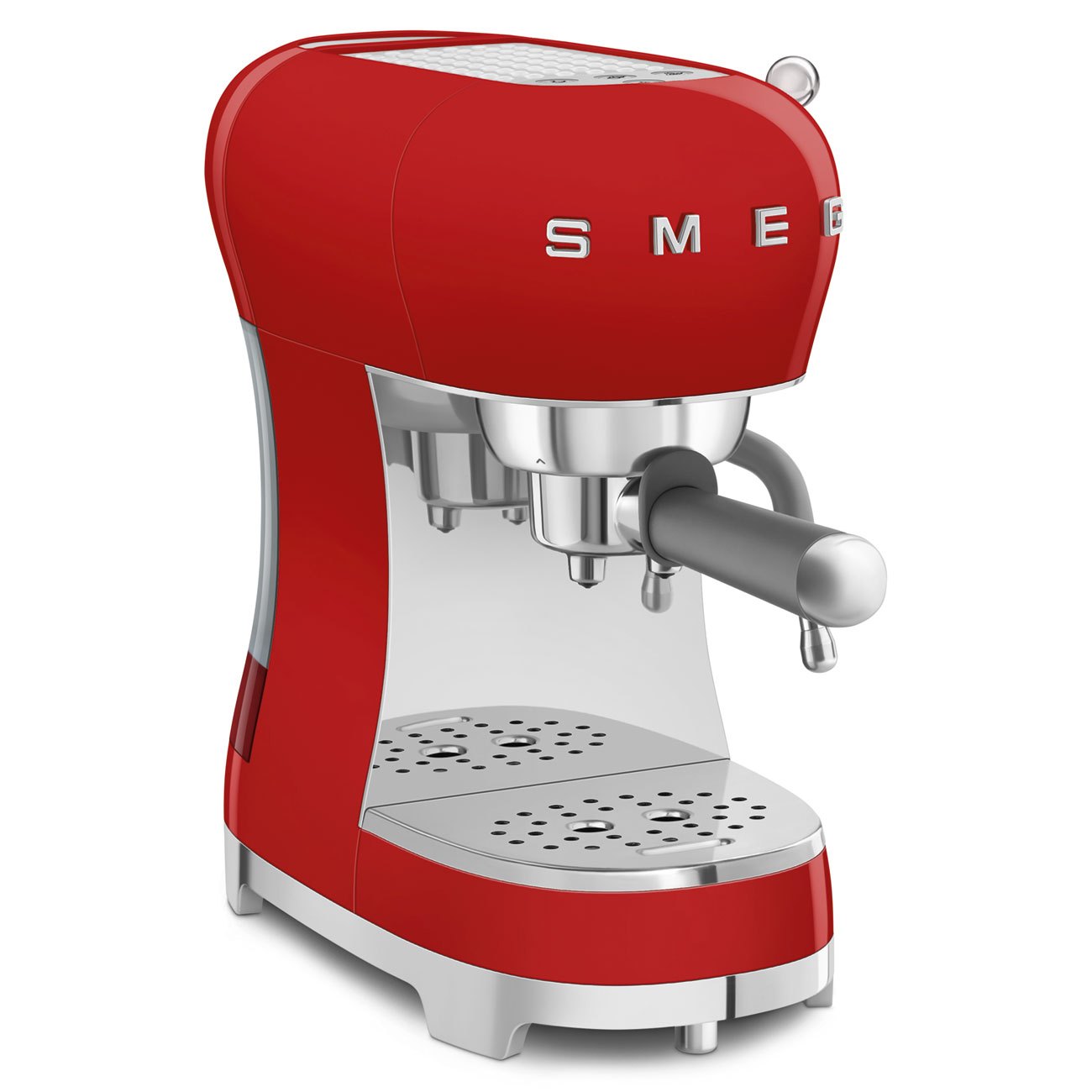 smeg espressomachine ecf02rdeu rood