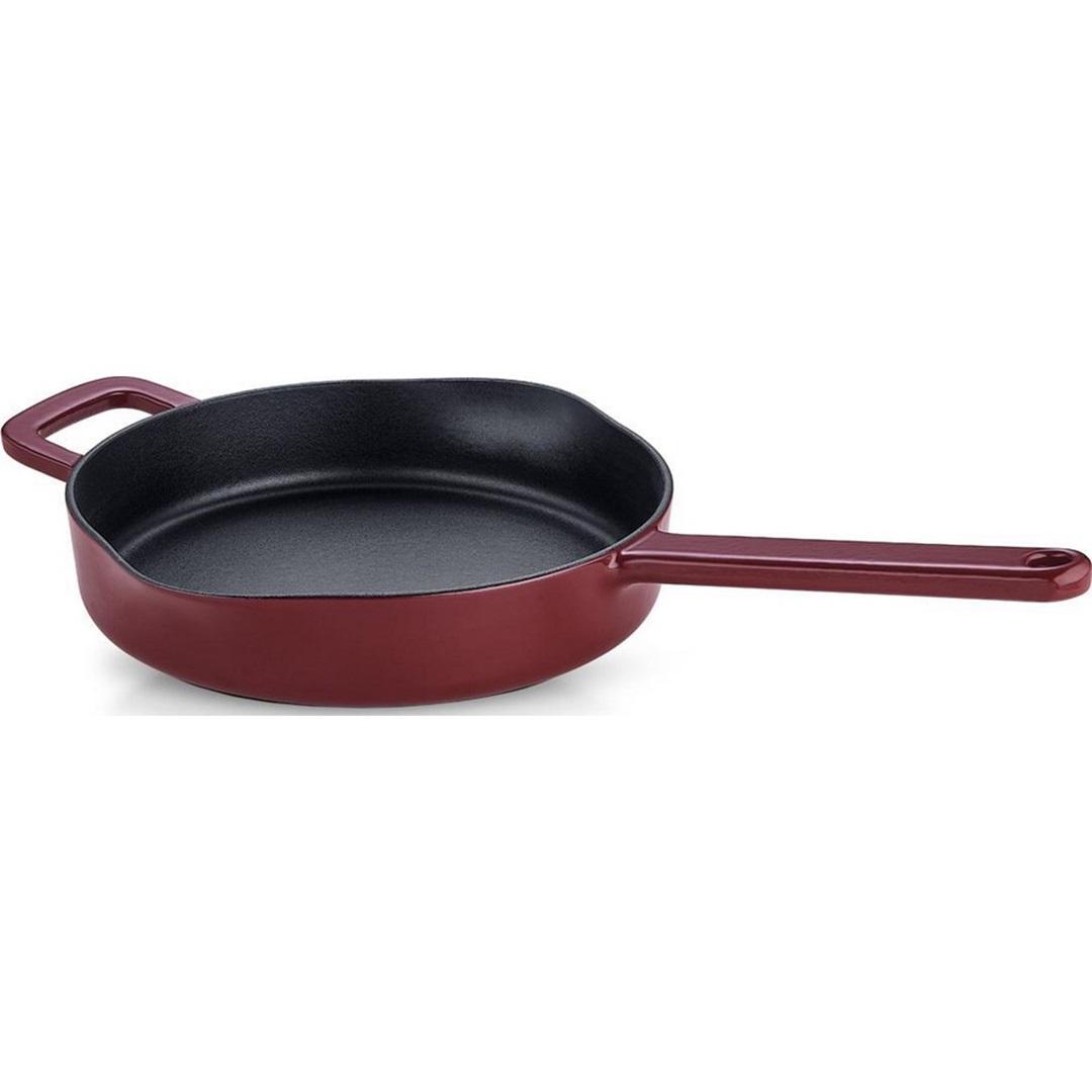 fissler moments collection koekenpan 26cm burgundy red