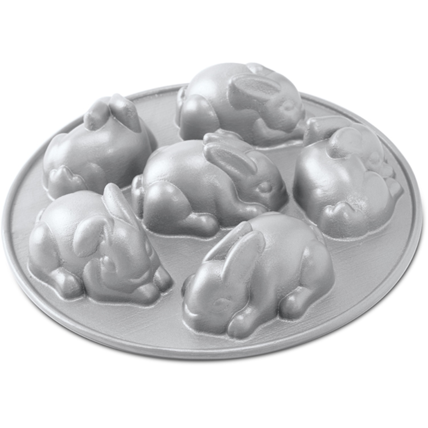 nordic-ware-baby-bunny-cakelet-bakvorm-6-vaks-zilver