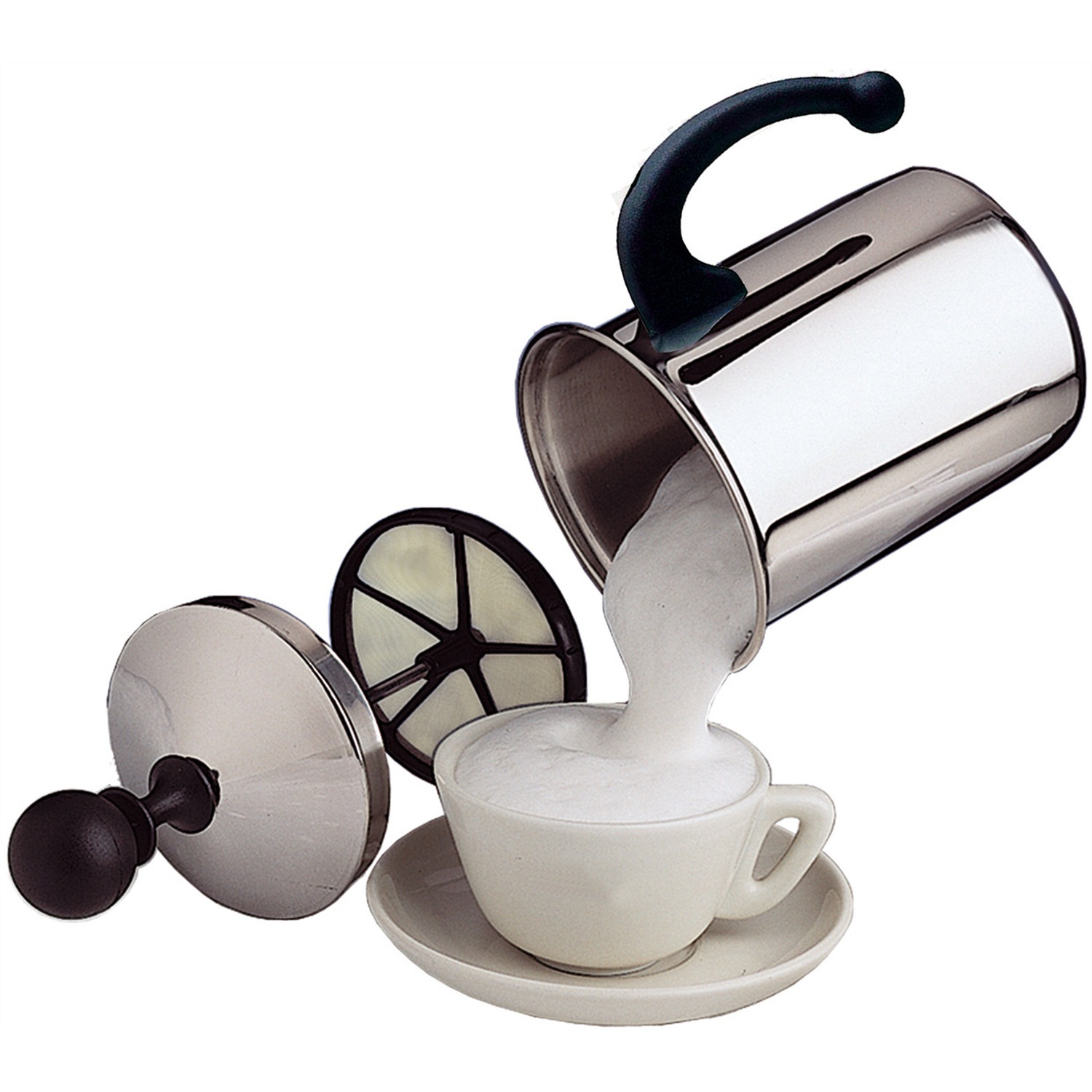 frabosk roma melkopschuimer 095l rvs